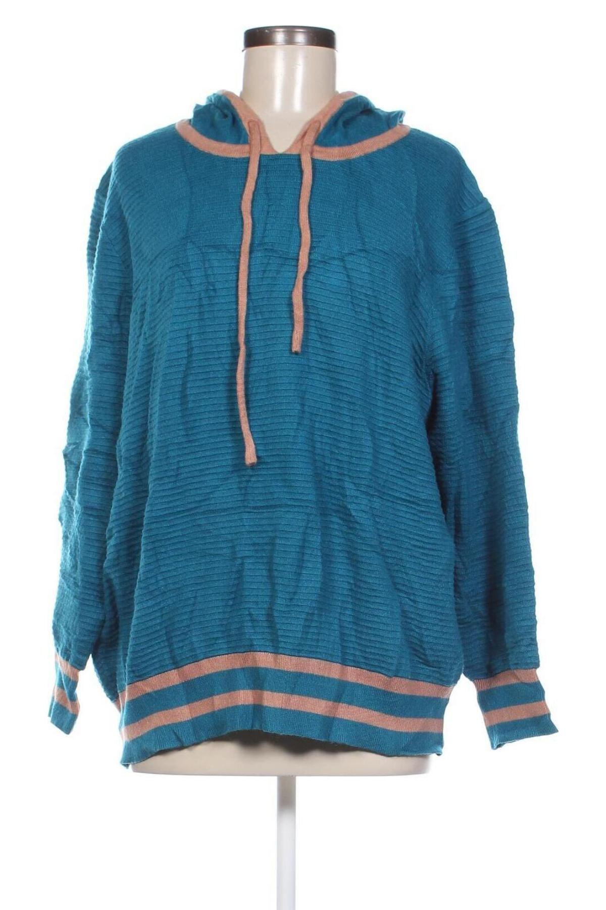 Damski sweter Fiora Blue, Rozmiar XXL, Kolor Niebieski, Cena 92,99 zł