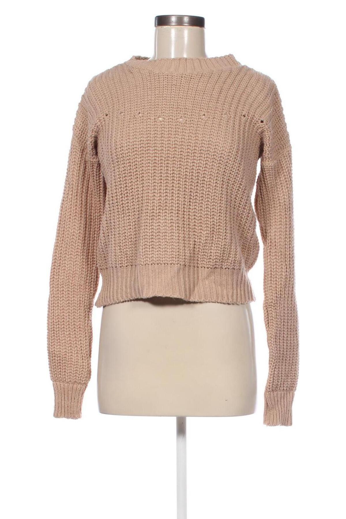 Damski sweter Missguided, Rozmiar S, Kolor Beżowy, Cena 55,99 zł