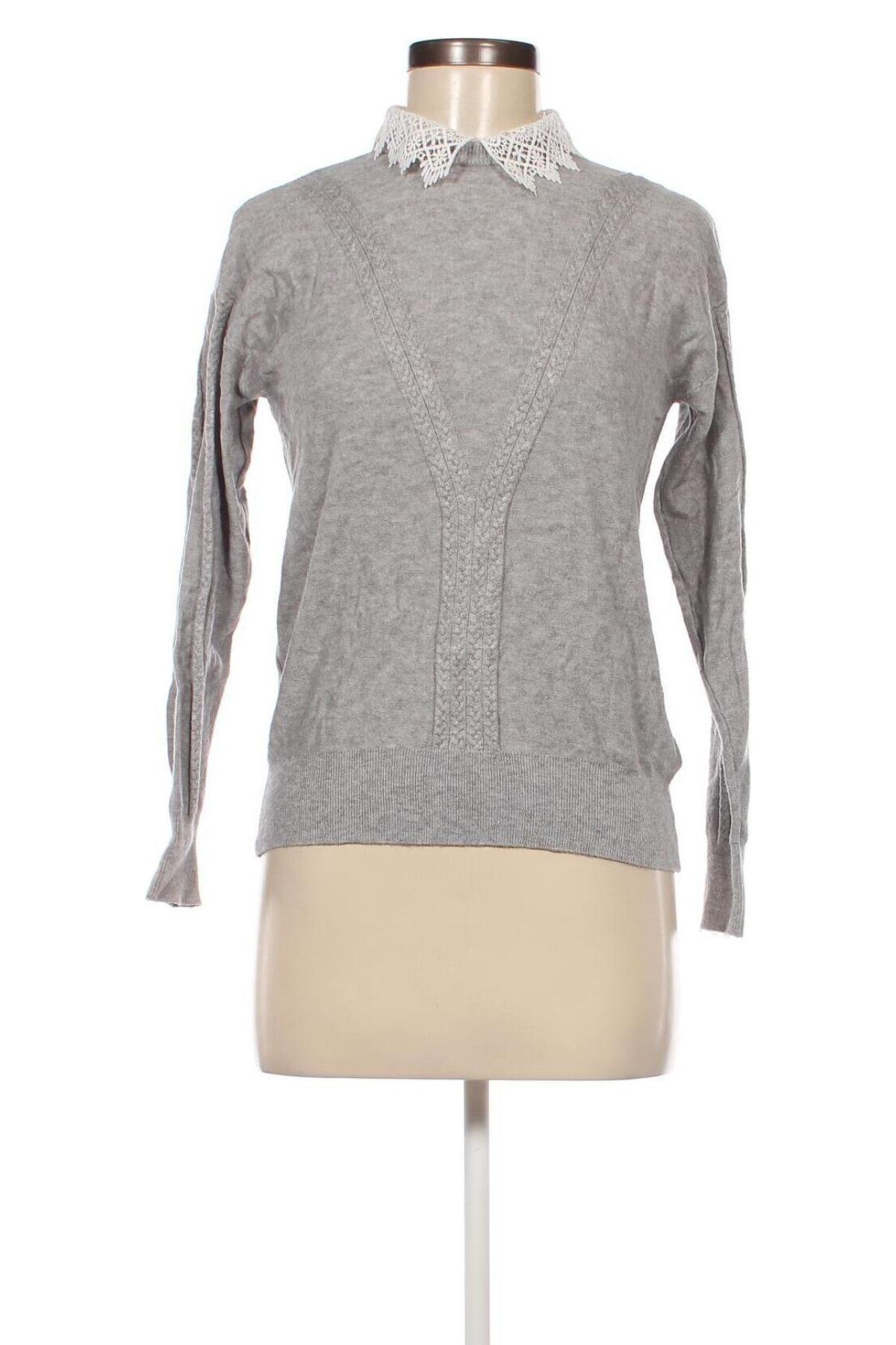 Damenpullover Naf Naf, Größe S, Farbe Grau, Preis 16,99 €