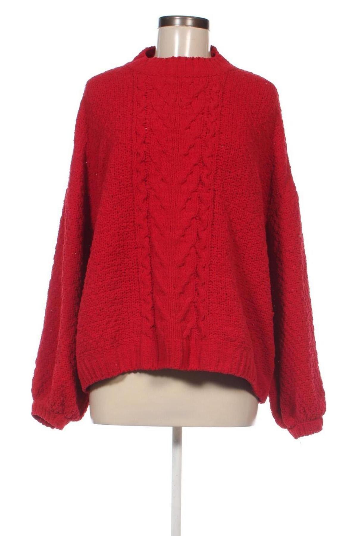 Damenpullover Stradivarius, Größe L, Farbe Rot, Preis € 12,49