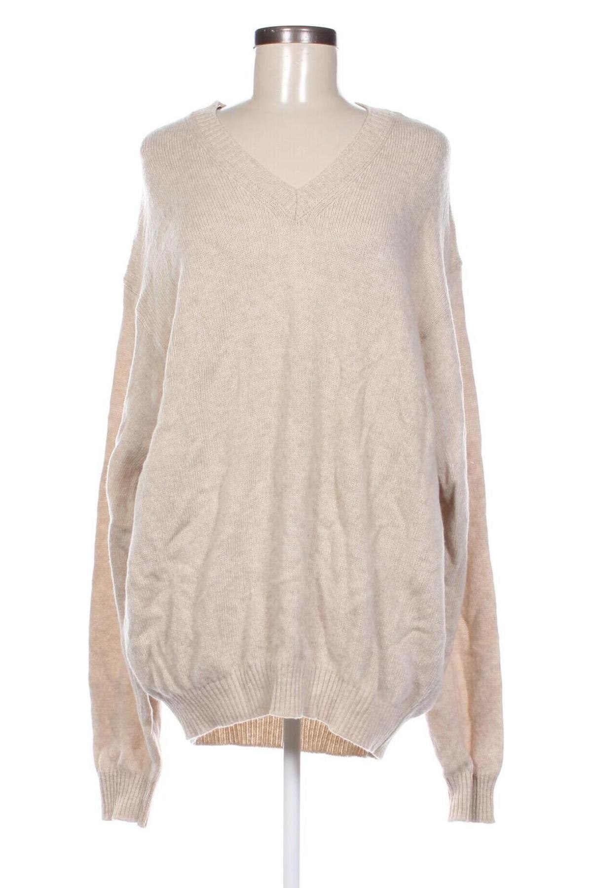 Damenpullover United Colors Of Benetton, Größe XXL, Farbe Beige, Preis 14,99 €