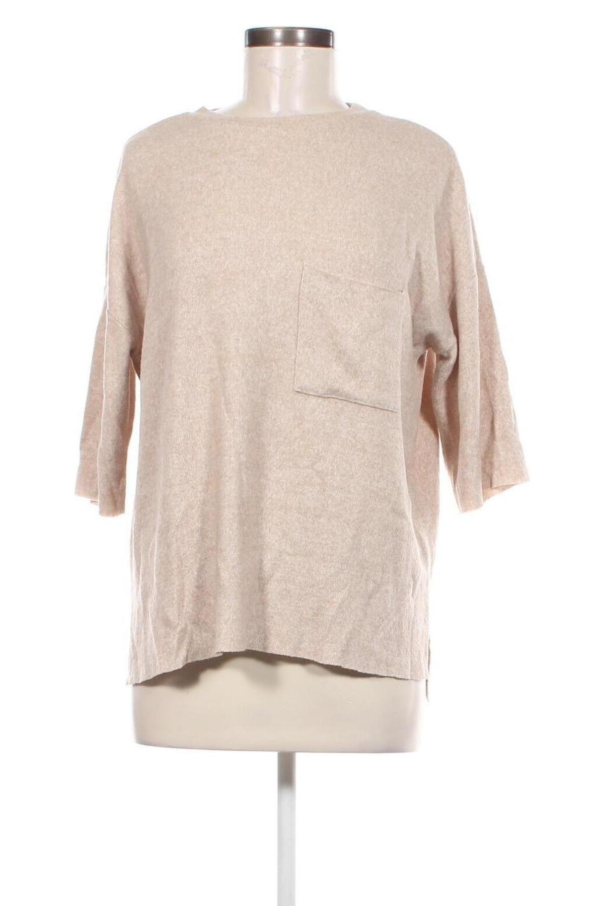 Damenpullover Zara, Größe S, Farbe Beige, Preis € 10,99