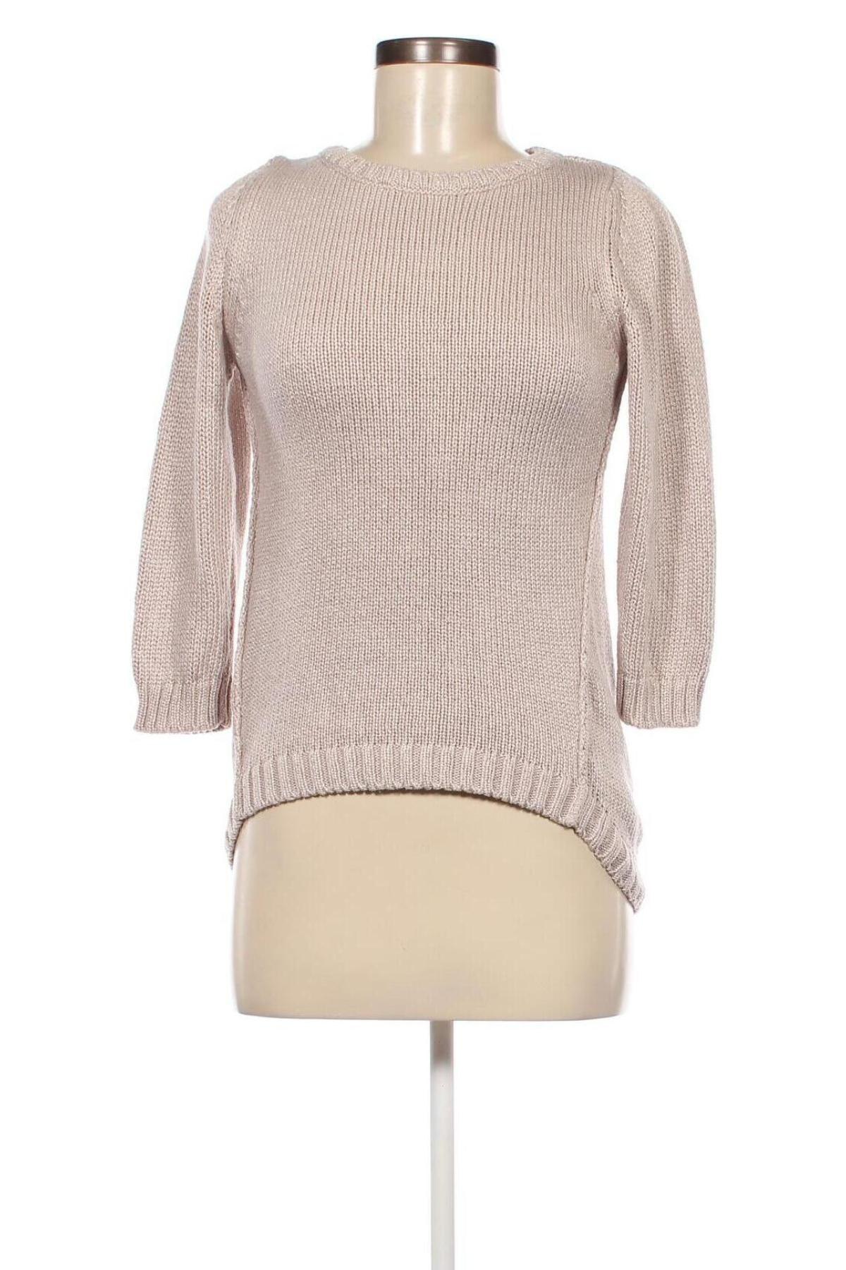 Damski sweter Zara Knitwear, Rozmiar M, Kolor Beżowy, Cena 86,99 zł