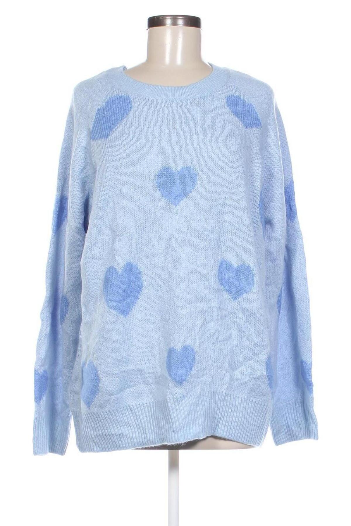 Damenpullover Zizzi, Größe XXL, Farbe Blau, Preis 22,49 €