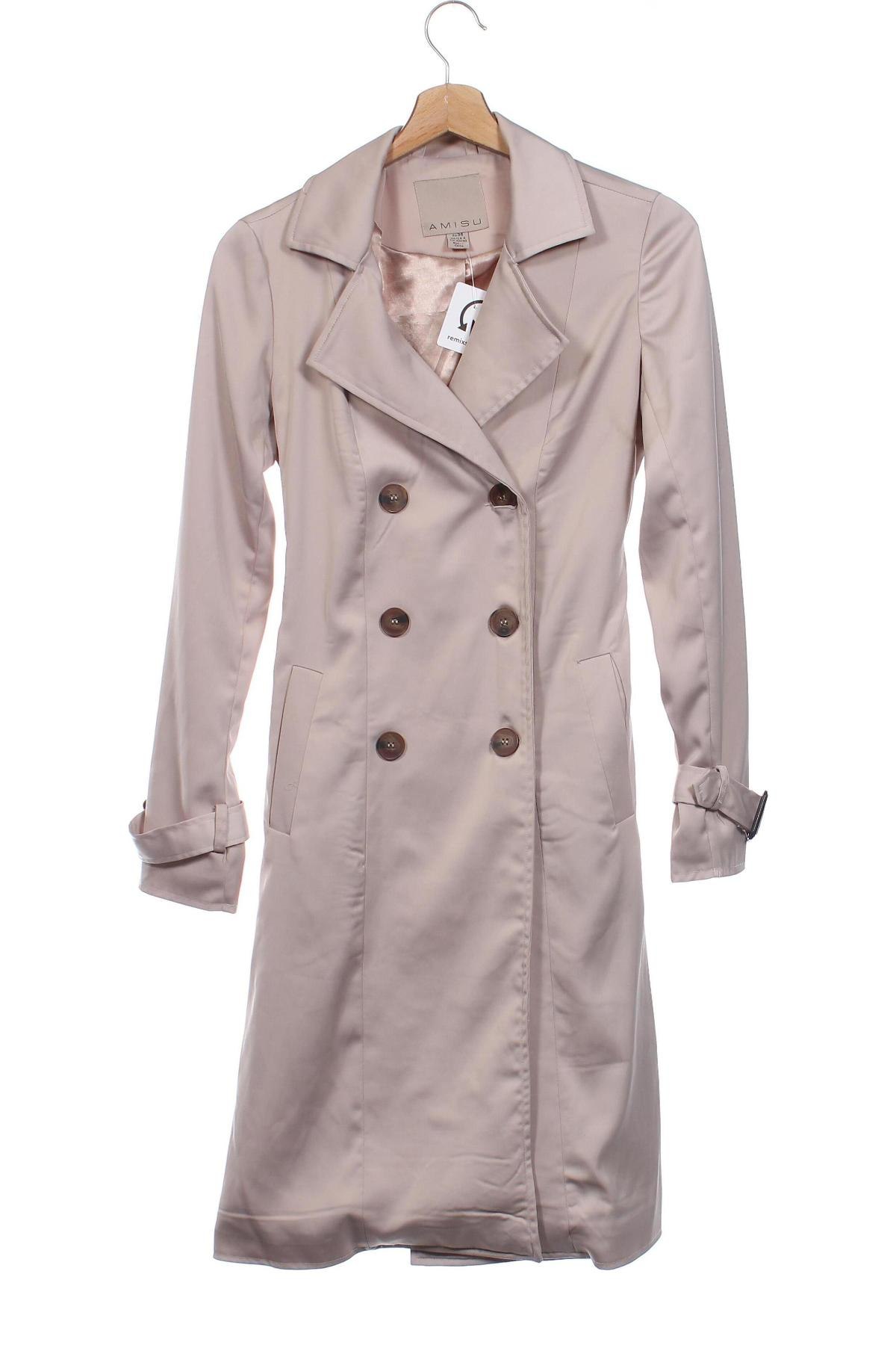 Damen Trench Coat Amisu, Größe XS, Farbe Beige, Preis € 35,00