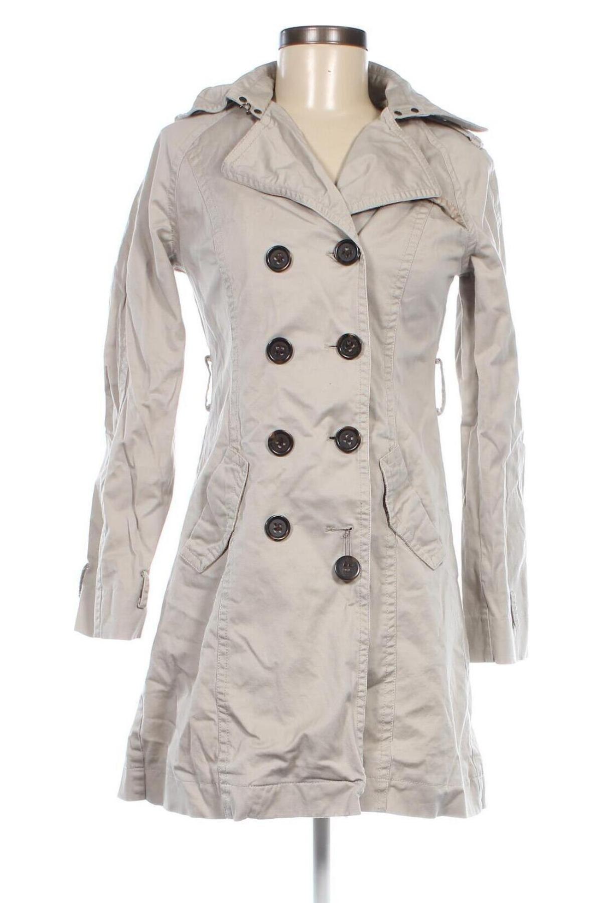 Damen Trench Coat Etam, Größe XS, Farbe Beige, Preis € 30,49