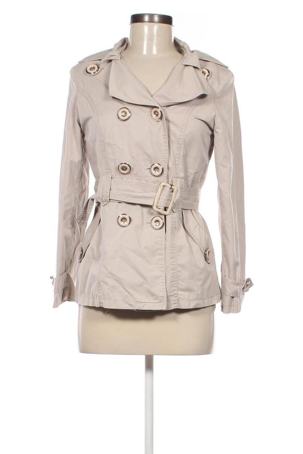 Damen Trench Coat Feng, Größe M, Farbe Ecru, Preis € 18,99