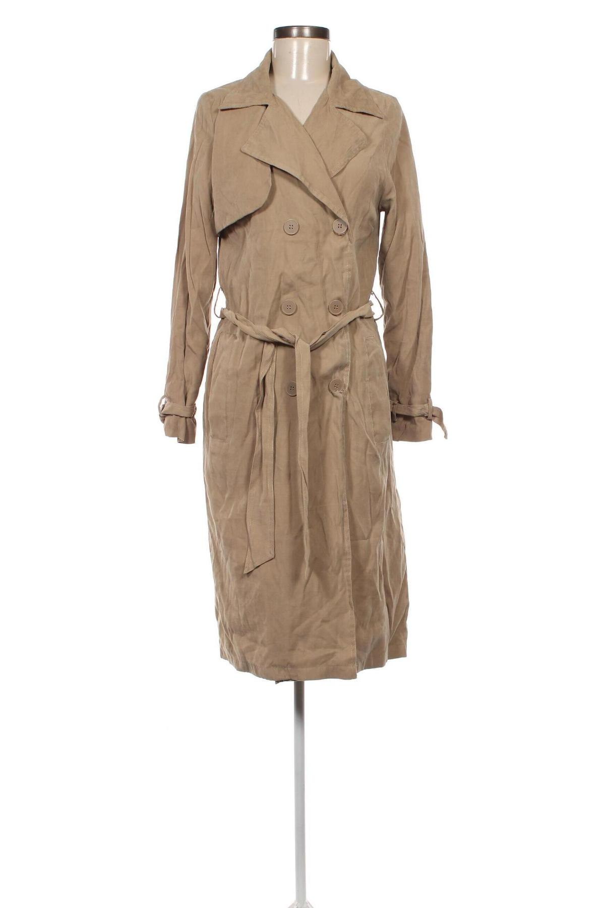 Damen Trenchcoat Lager 157, Größe M, Farbe Beige, Preis 24,49 €