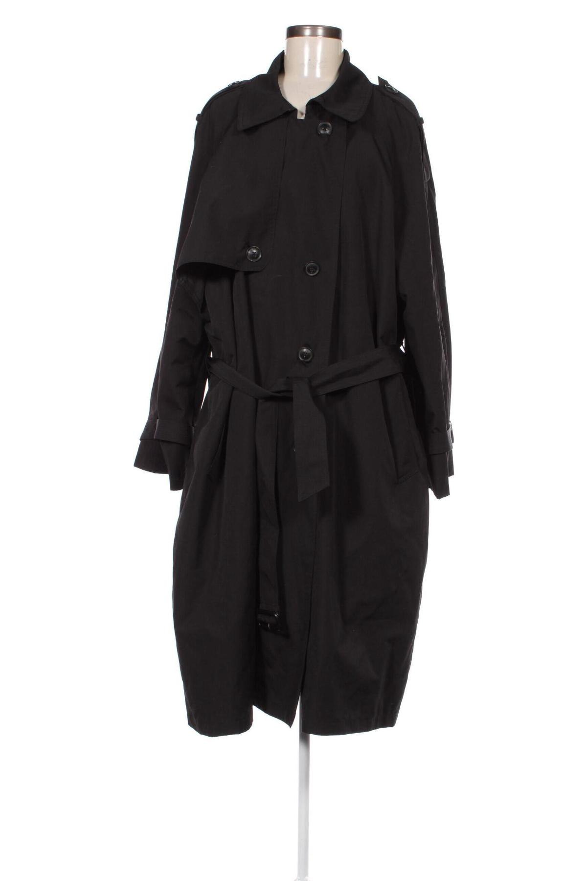 Damen Trenchcoat Vero Moda, Größe 3XL, Farbe Schwarz, Preis 25,00 €