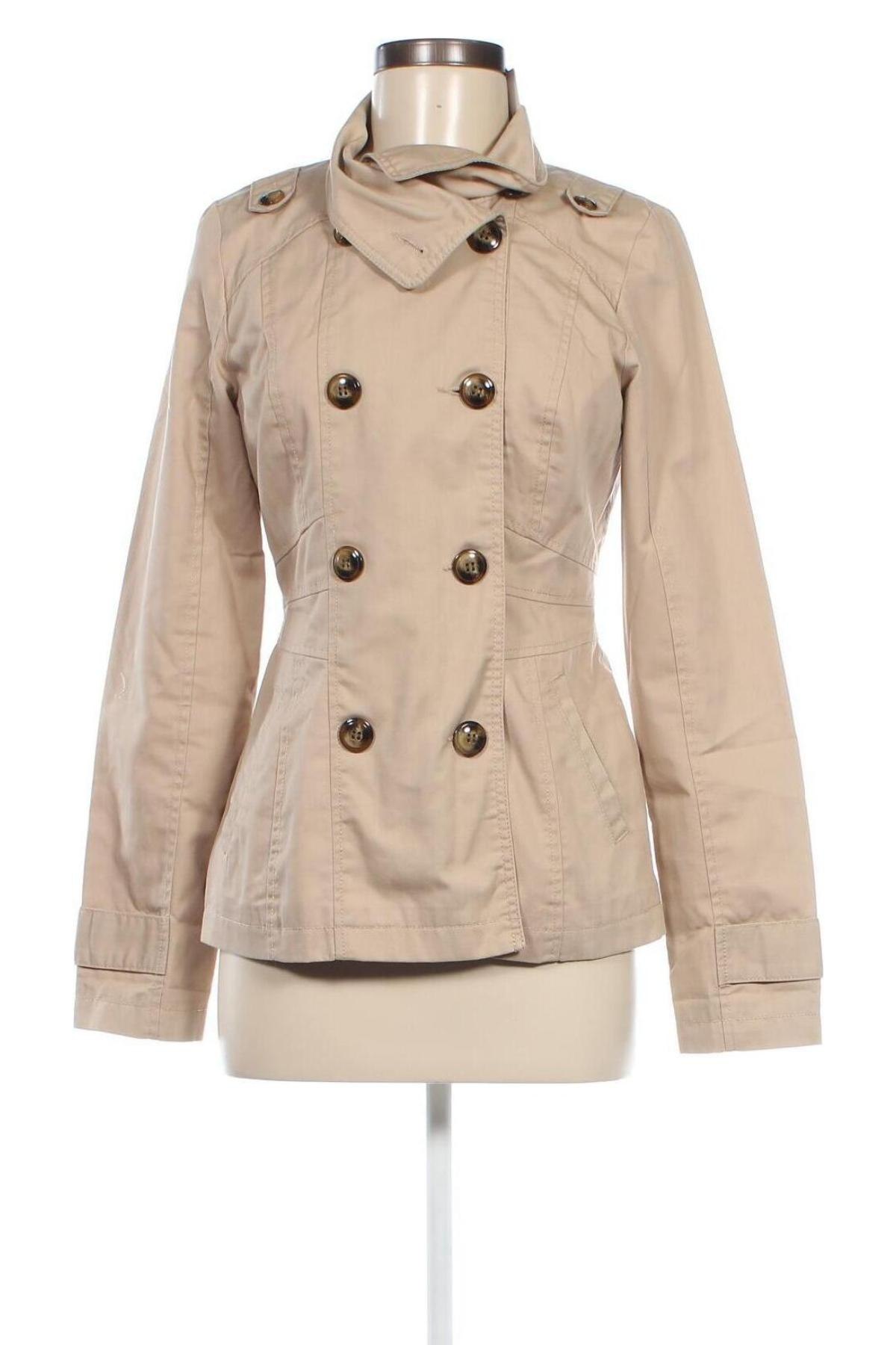 Damen Trench Coat Vero Moda, Größe XS, Farbe Beige, Preis € 13,99