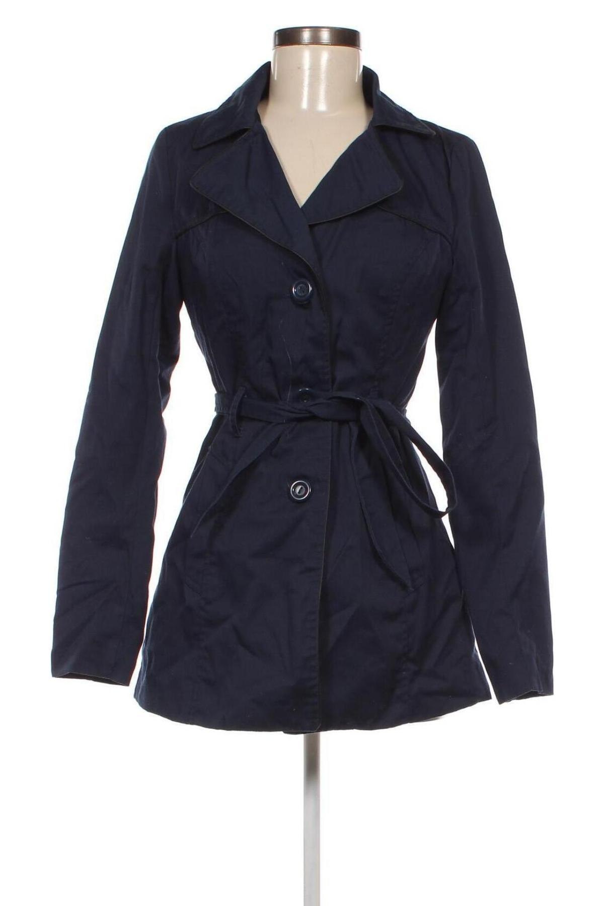 Damen Trench Coat Vero Moda, Größe S, Farbe Blau, Preis € 15,99