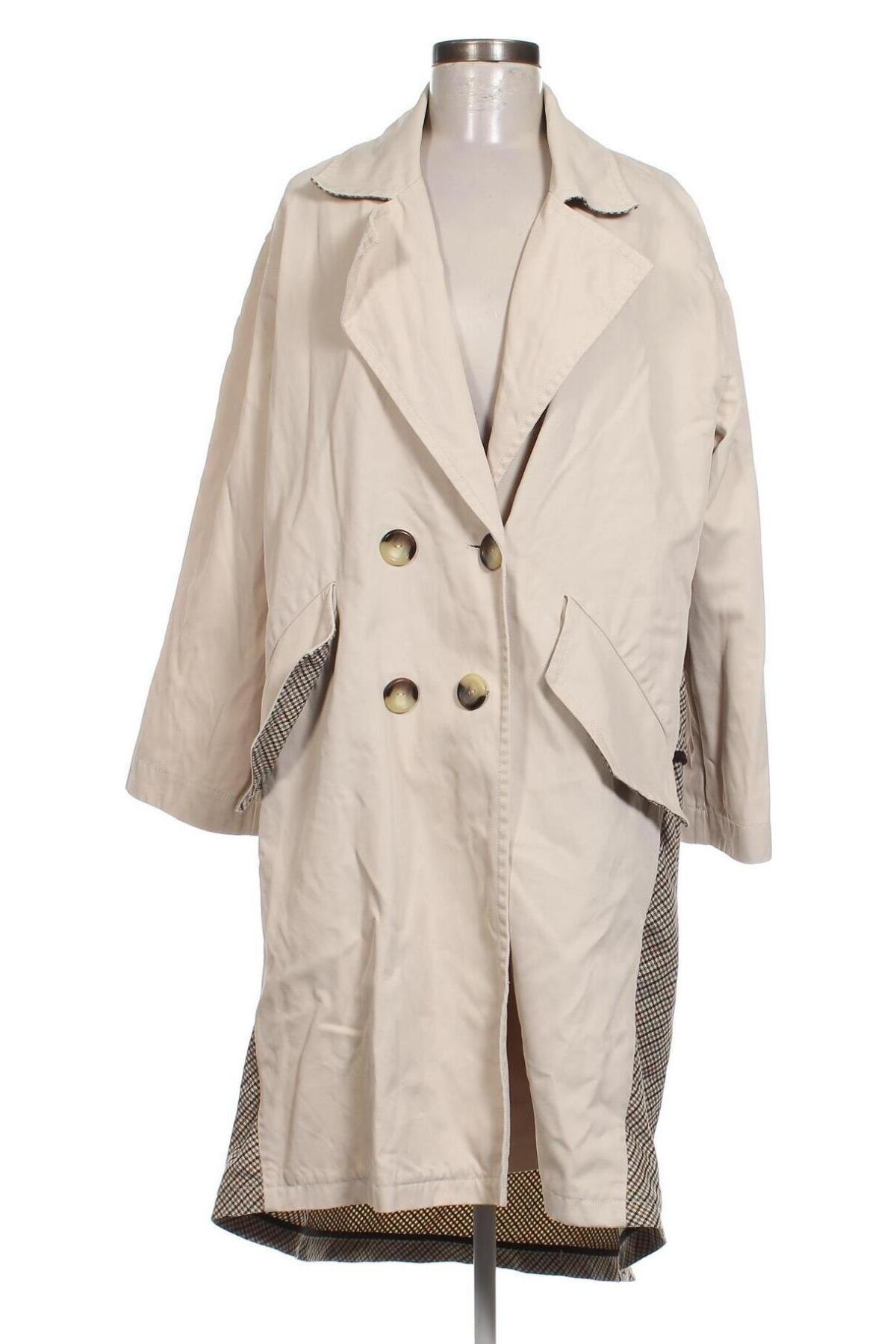 Damen Trenchcoat Zara, Größe S, Farbe Beige, Preis 18,49 €