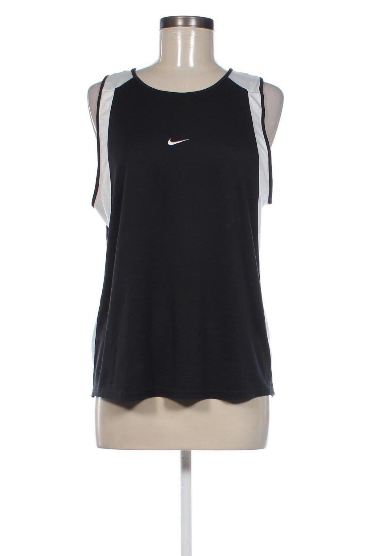 Damen Sporttop Nike, Größe L, Farbe Schwarz, Preis 17,99 €