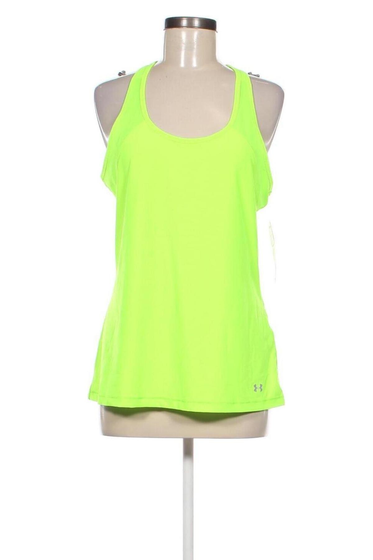 Damen Sporttop Under Armour, Größe L, Farbe Gelb, Preis 39,30 €