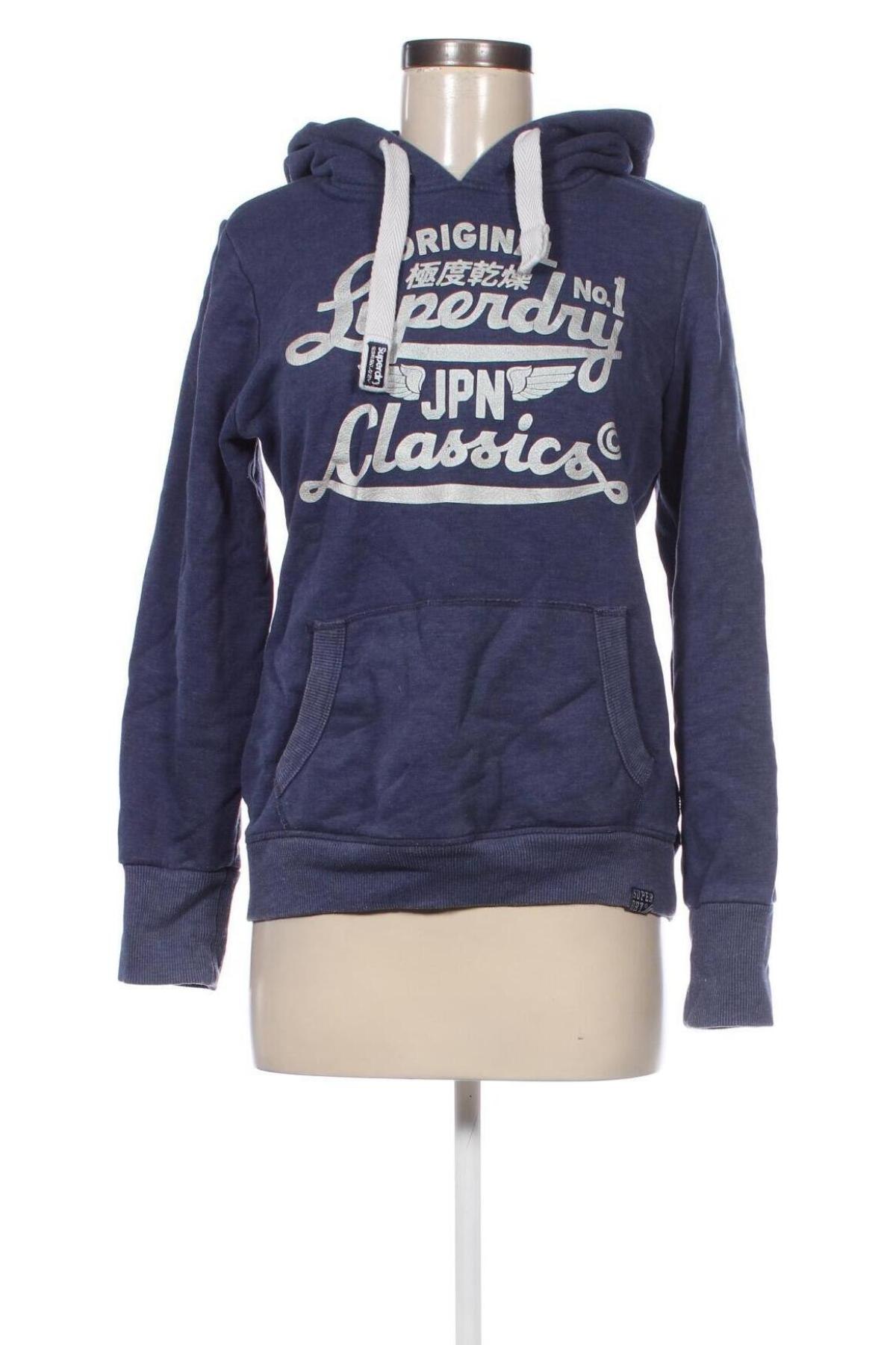 Damen Sweatshirt Superdry, Größe L, Farbe Blau, Preis 31,99 €