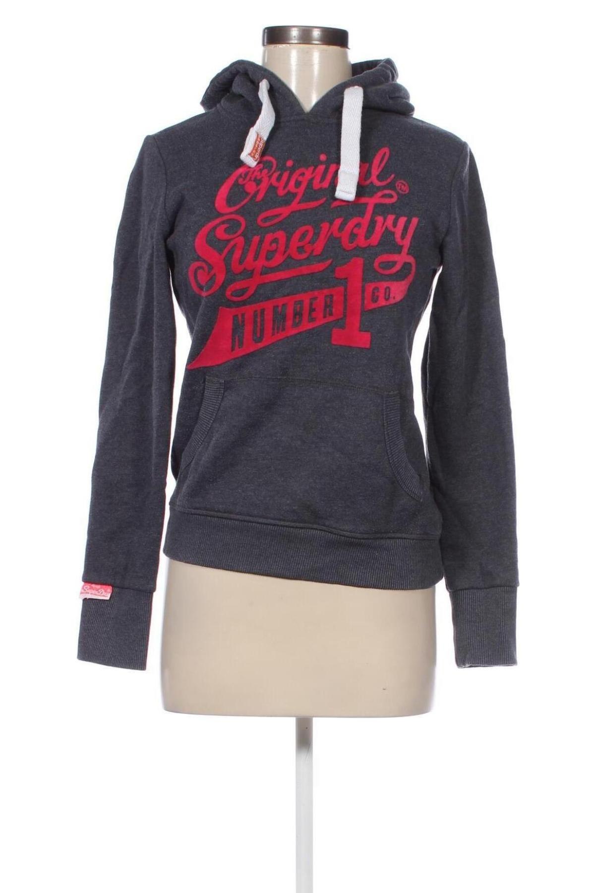 Damen Sweatshirt Superdry, Größe XS, Farbe Grau, Preis € 31,99