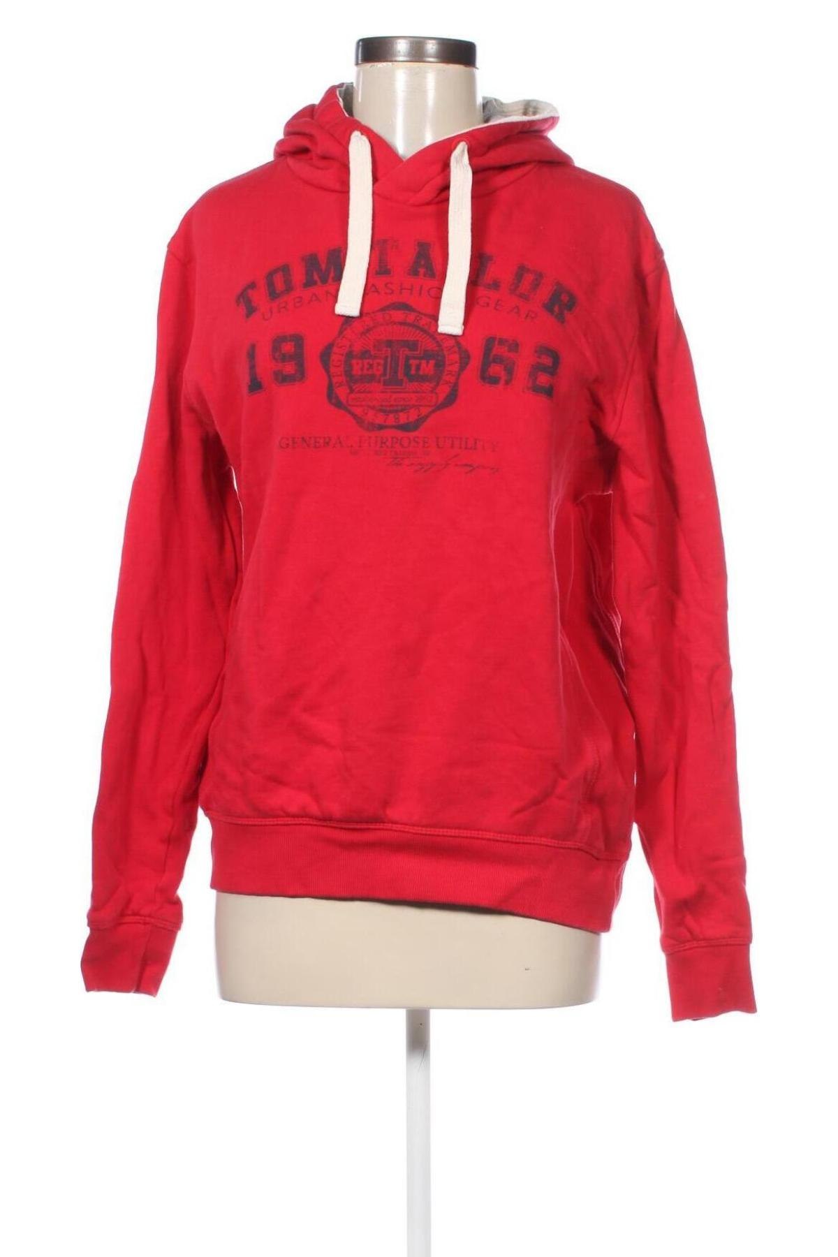 Damen Sweatshirt Tom Tailor, Größe L, Farbe Rot, Preis € 13,49