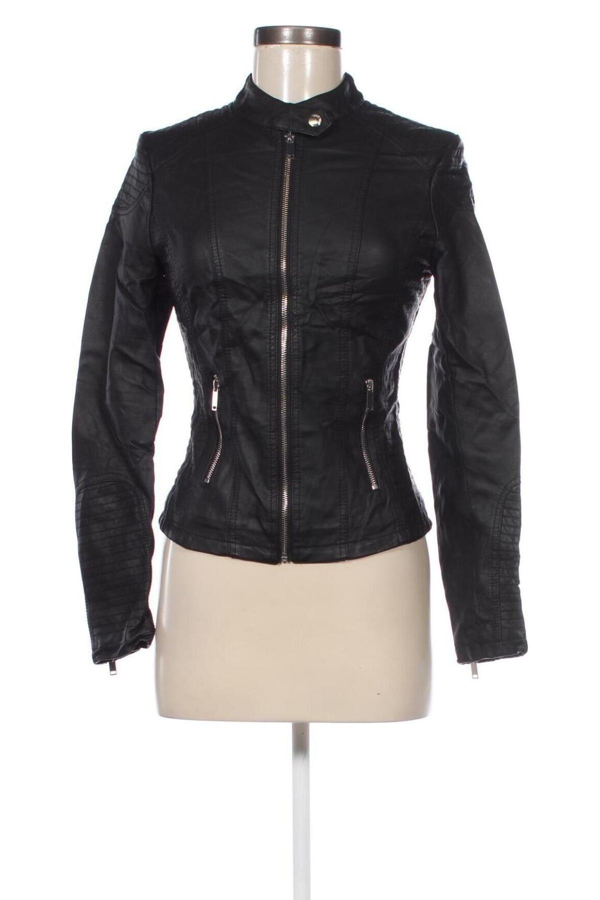 Damen Lederjacke, Größe S, Farbe Schwarz, Preis € 22,99