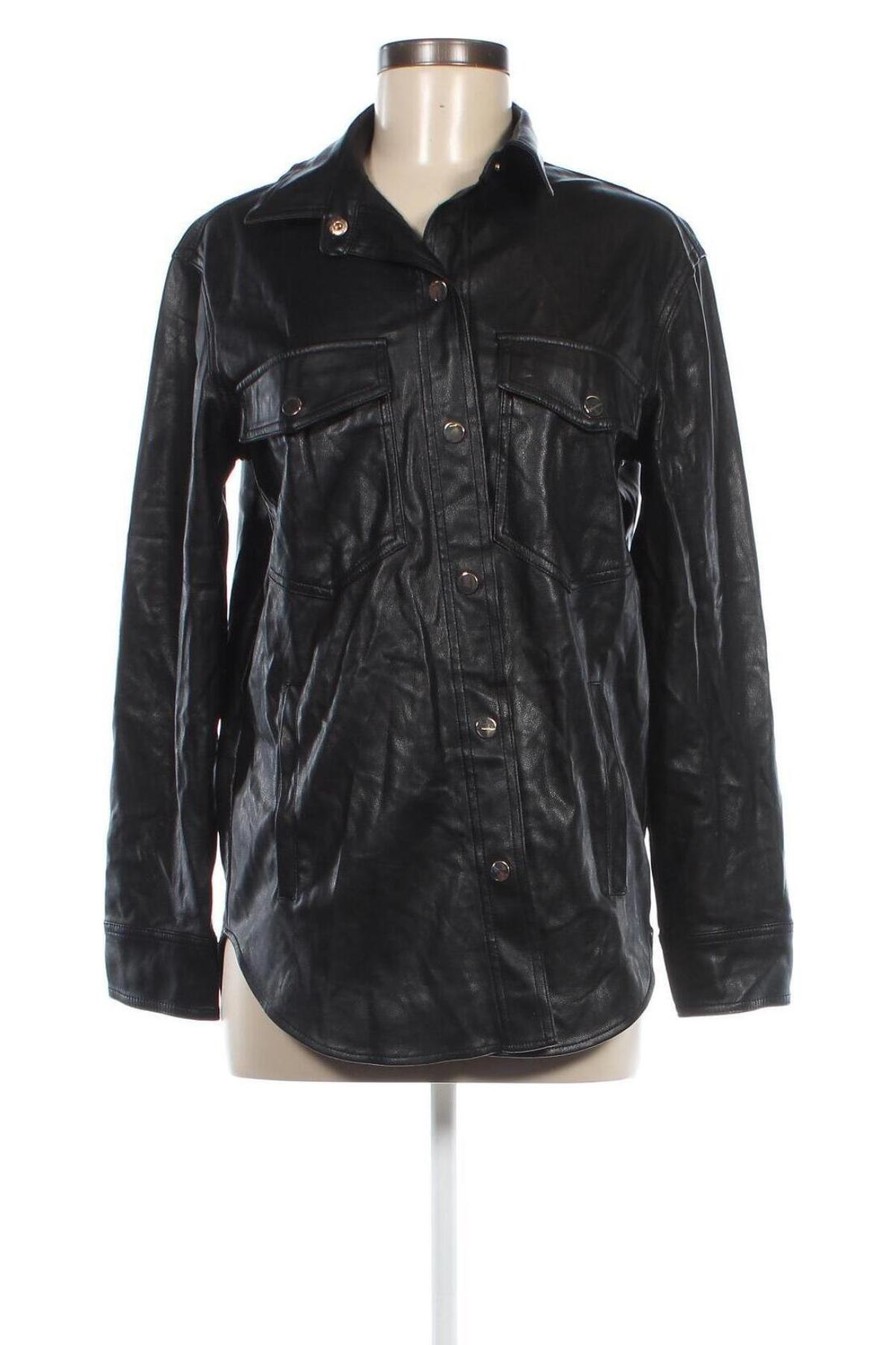 Damen Lederjacke Clockhouse, Größe M, Farbe Schwarz, Preis 18,99 €