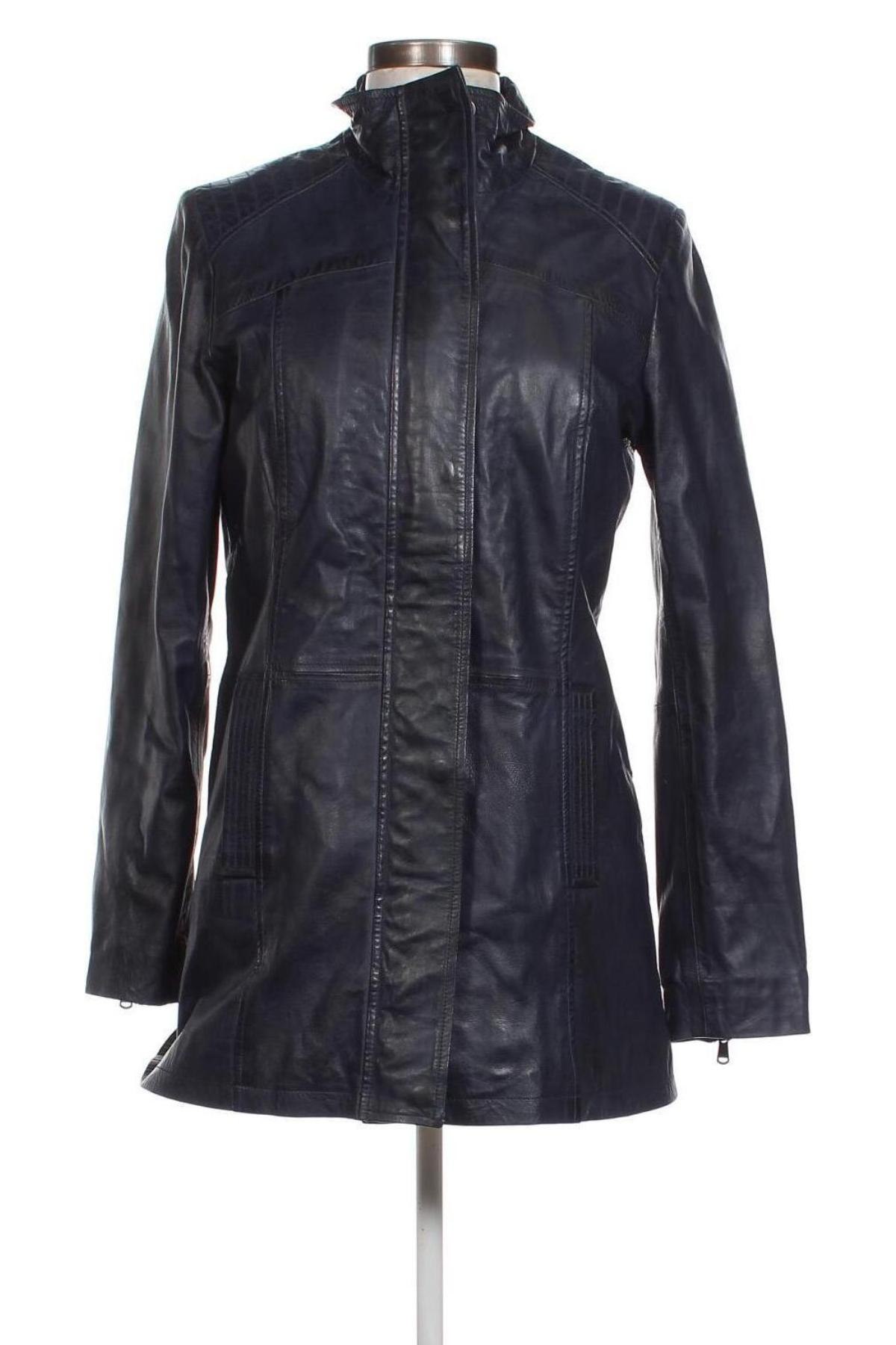 Damen Lederjacke Milano, Größe M, Farbe Blau, Preis € 49,62