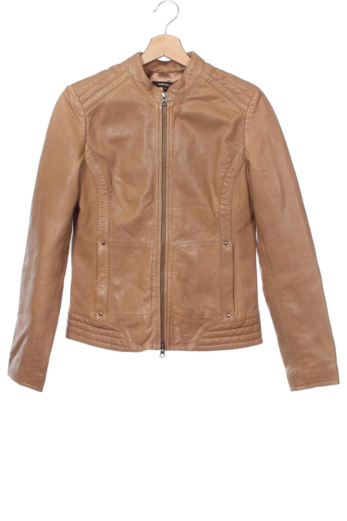 Damen Lederjacke More & More, Größe XS, Farbe Beige, Preis 101,86 €