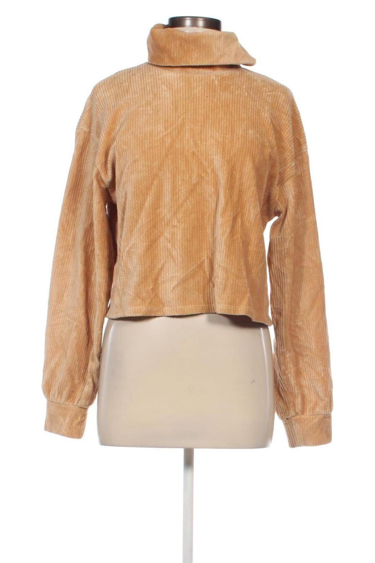 Damen Rollkragen Bershka, Größe L, Farbe Beige, Preis 5,99 €