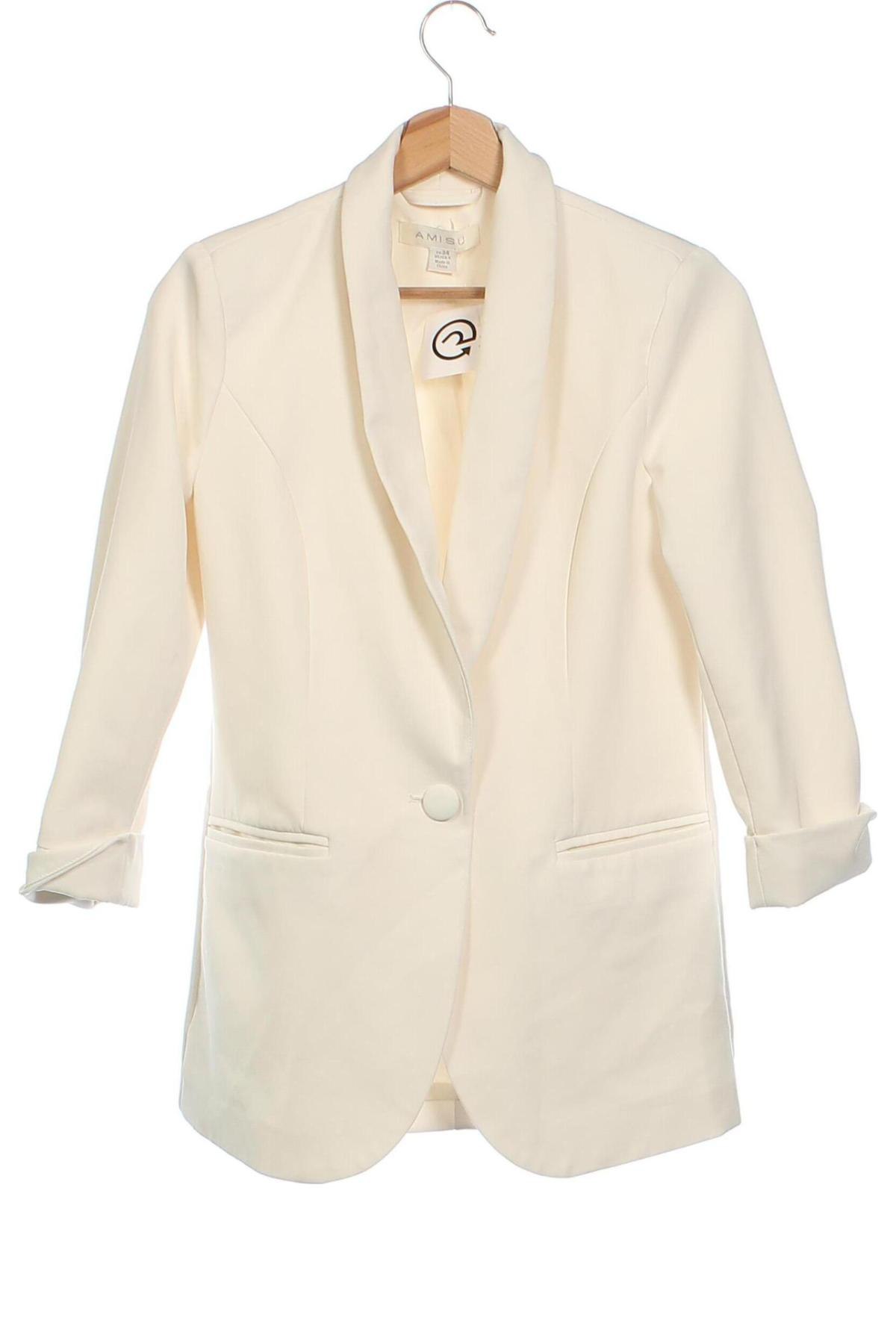 Damen Blazer Amisu, Größe XS, Farbe Ecru, Preis € 17,49