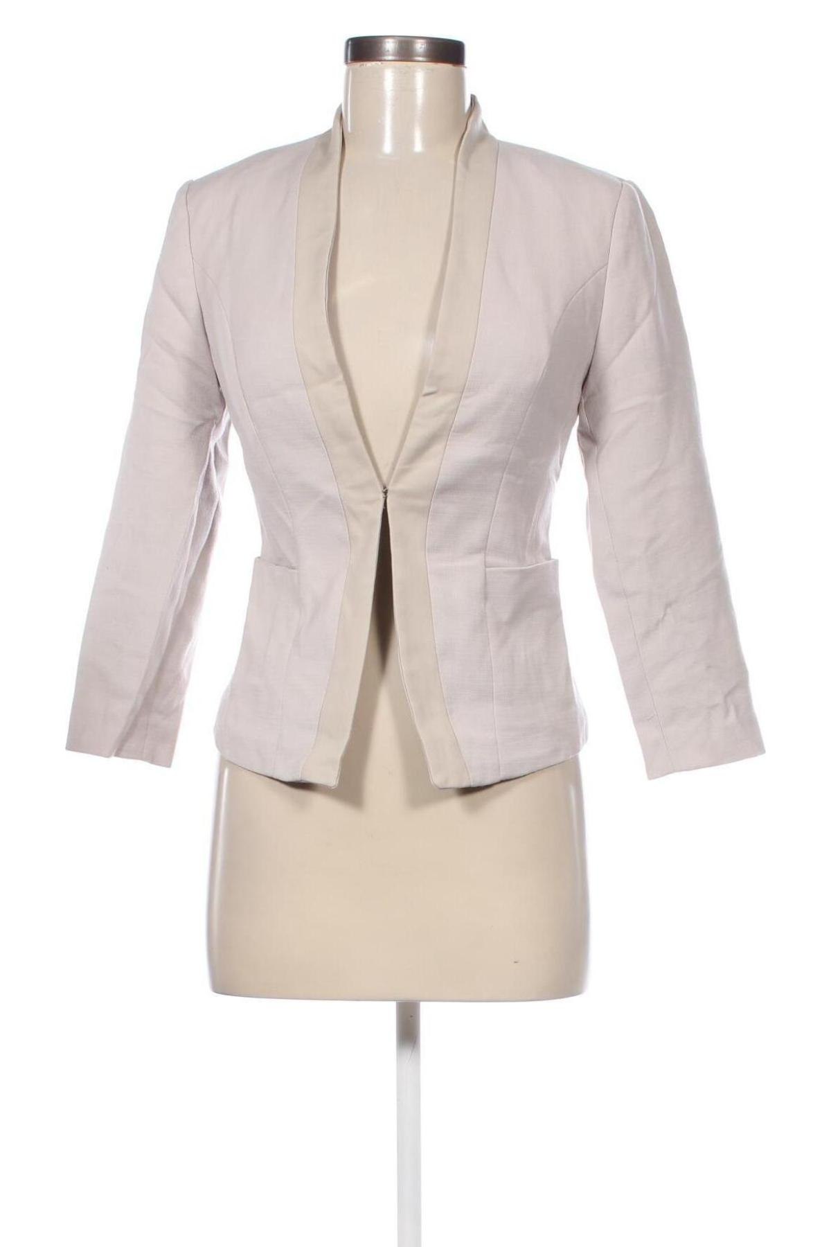 Damen Blazer H&M, Größe S, Farbe Beige, Preis 13,99 €