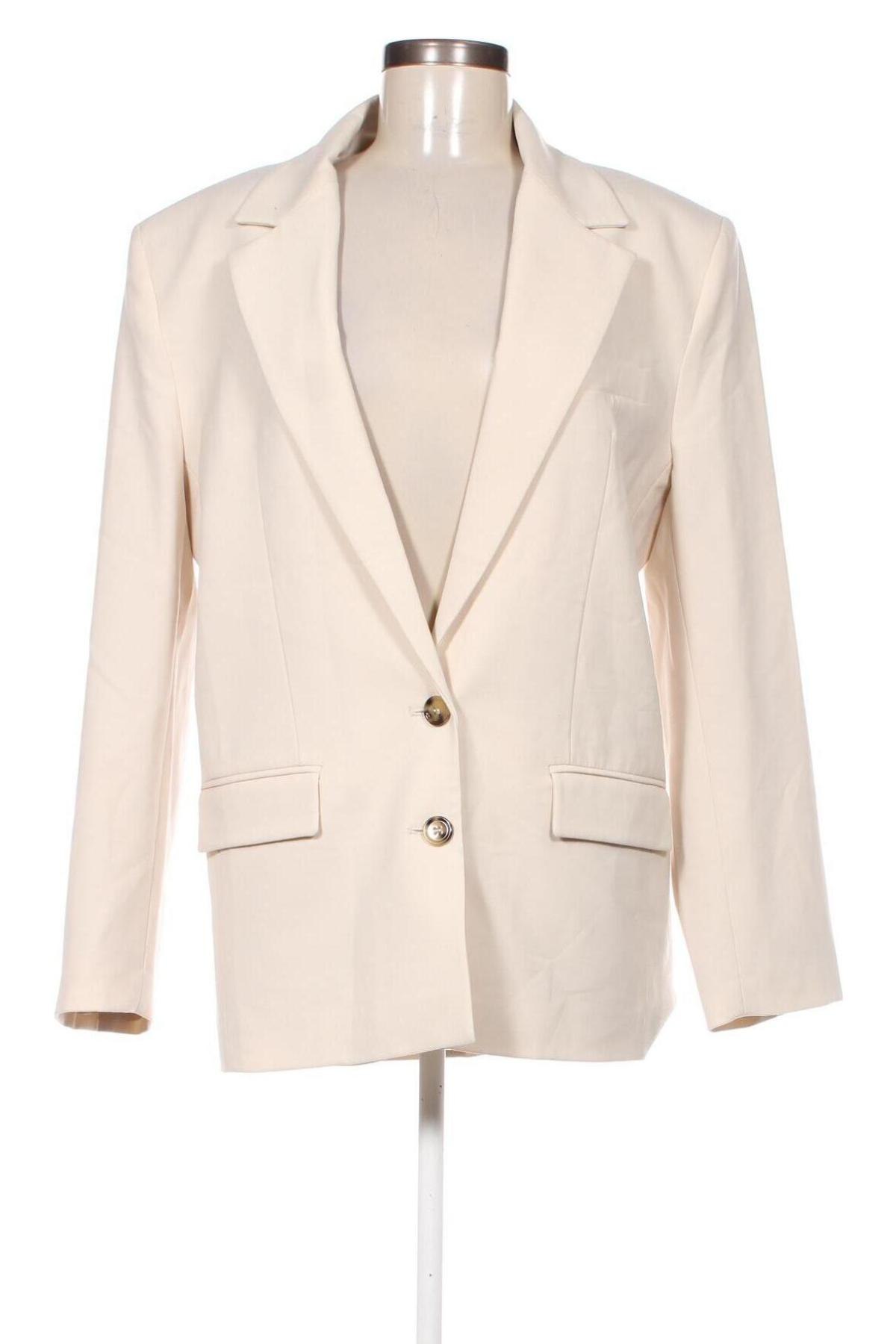 Damen Blazer Mango, Größe S, Farbe Ecru, Preis 63,43 €