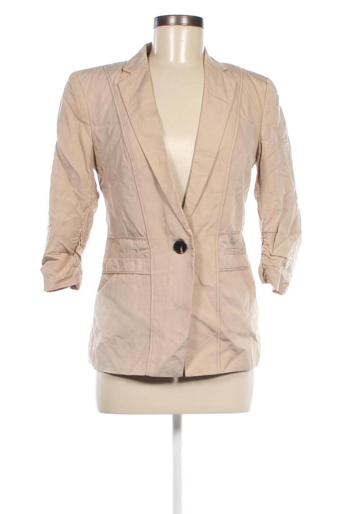 Damen Blazer Marks & Spencer, Größe S, Farbe Beige, Preis 15,99 €