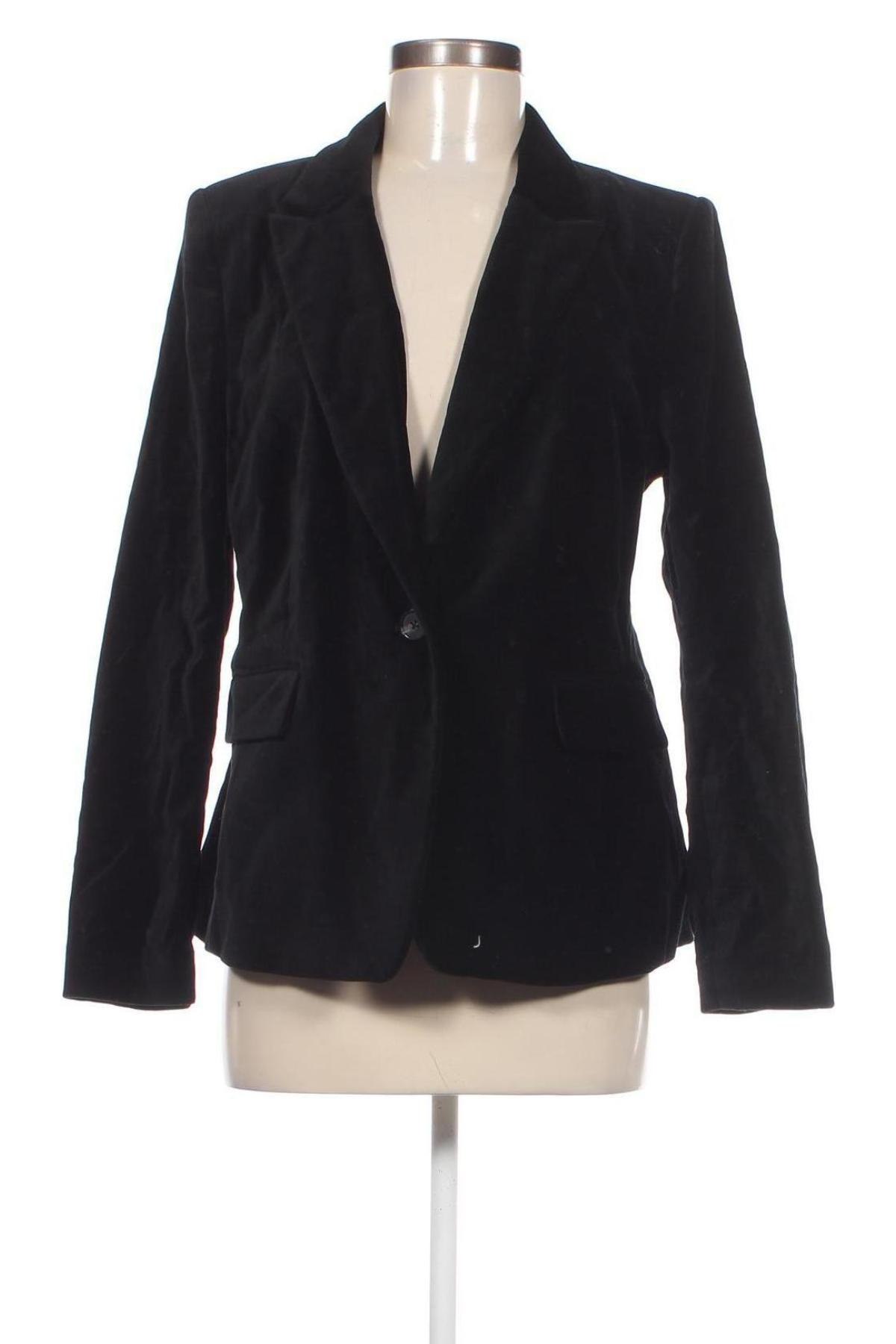 Damen Blazer Marks & Spencer, Größe L, Farbe Schwarz, Preis 33,99 €