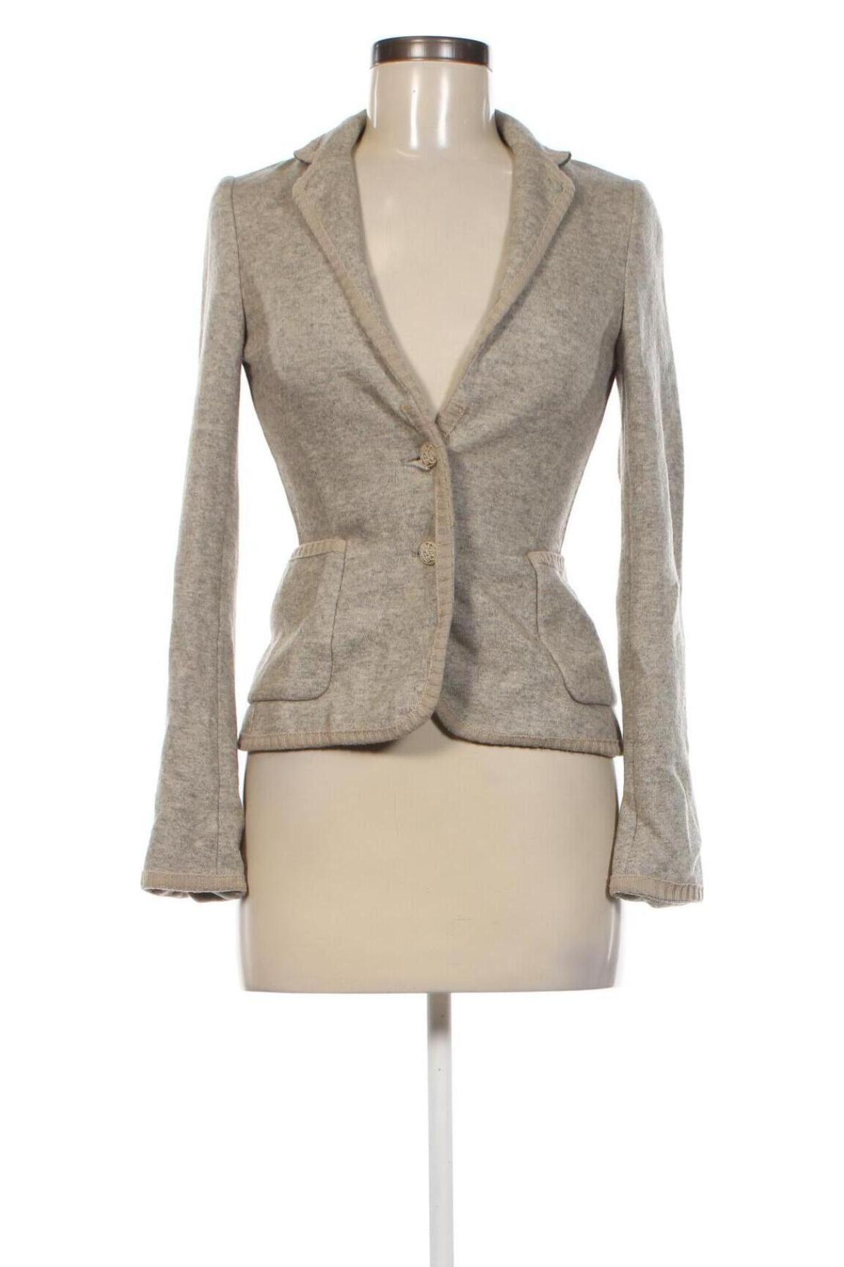 Damen Blazer Zara, Größe XS, Farbe Beige, Preis 33,99 €