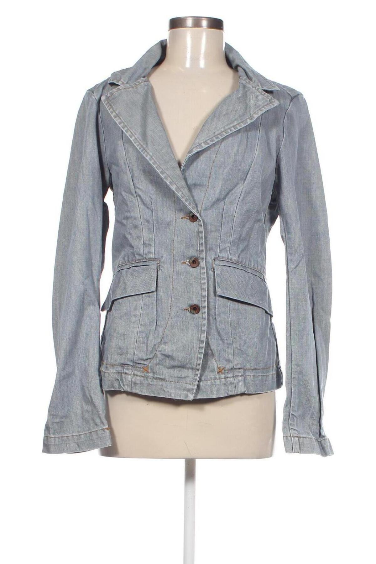 Damen Blazer Zimtstern, Größe M, Farbe Blau, Preis 30,99 €