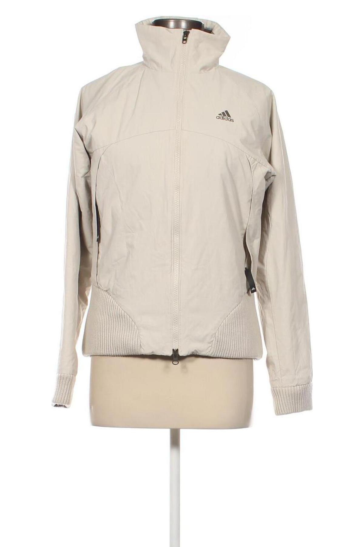 Damenjacke Adidas, Größe M, Farbe Beige, Preis 59,41 €