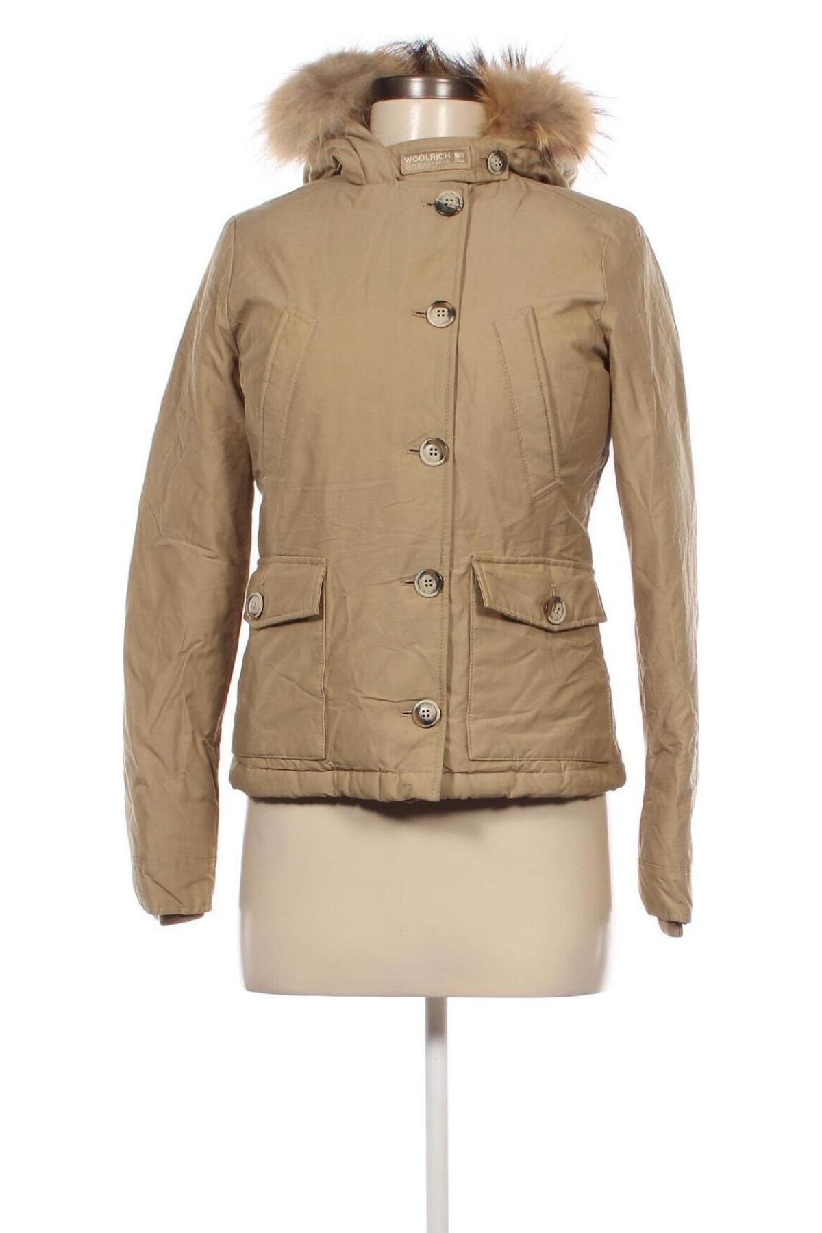 Dámská bunda  Woolrich, Velikost XS, Barva Béžová, Cena  4 369,00 Kč