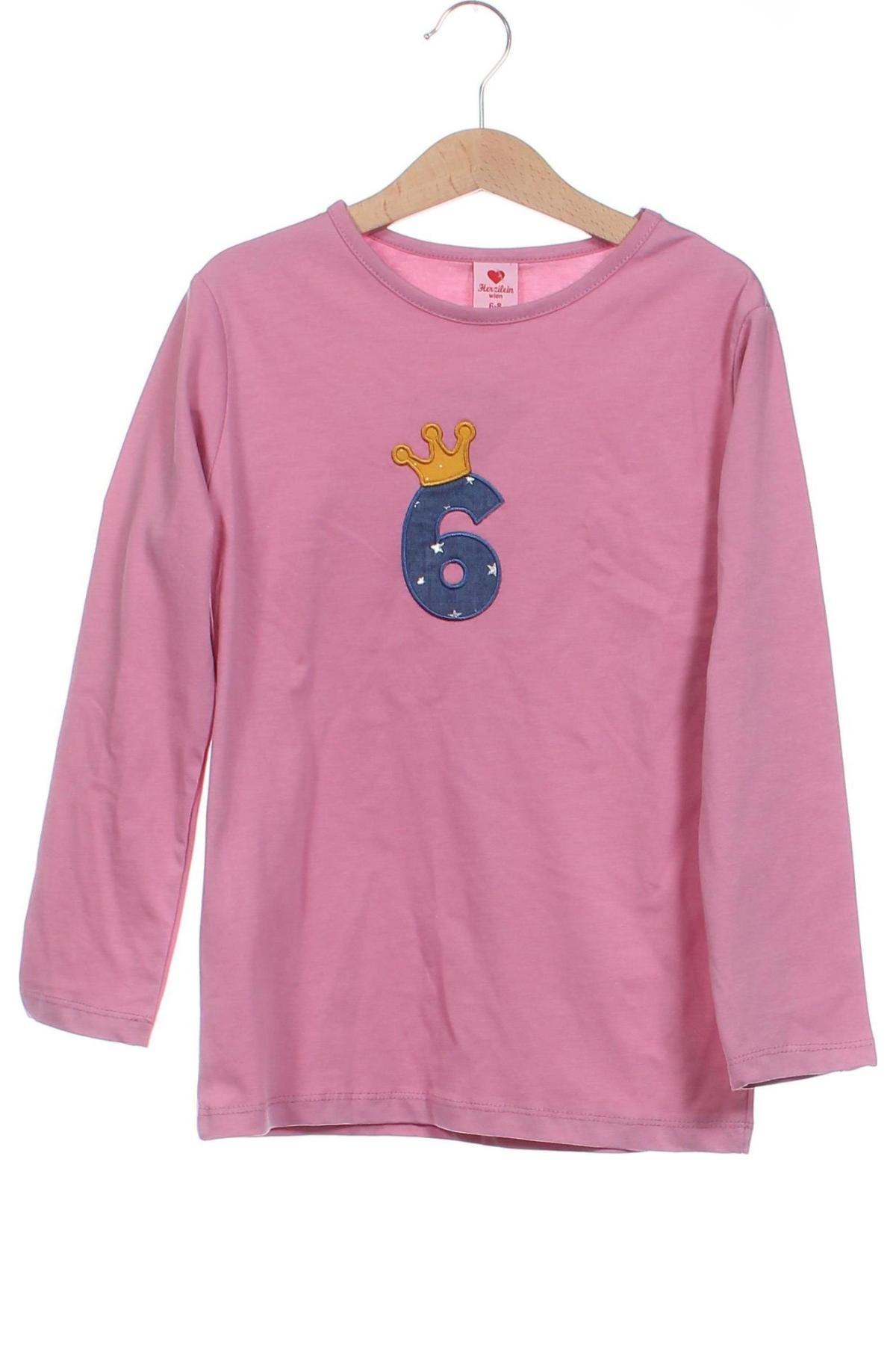 Kinder Shirt, Größe 7-8y/ 128-134 cm, Farbe Rosa, Preis 6,14 €