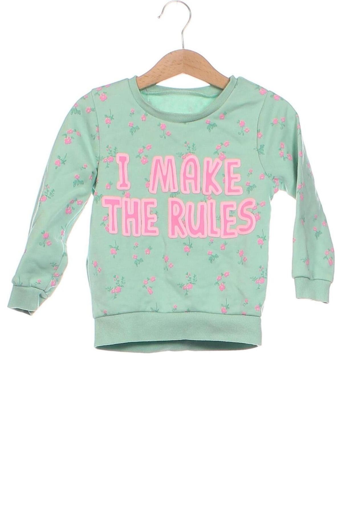 Παιδική μπλούζα Dunnes Stores, Μέγεθος 2-3y/ 98-104 εκ., Χρώμα Πράσινο, Τιμή 6,14 €