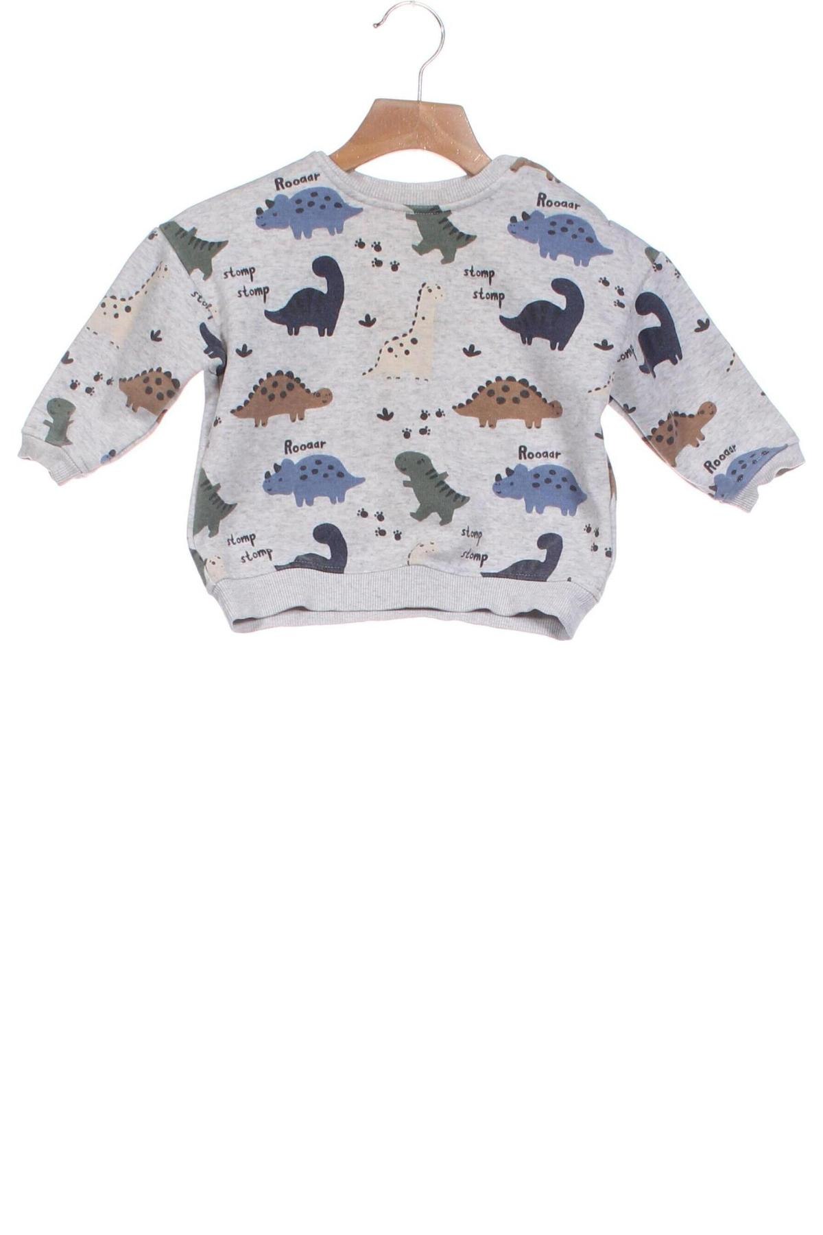 Kinder Shirt H&M, Größe 9-12m/ 74-80 cm, Farbe Grau, Preis 4,99 €