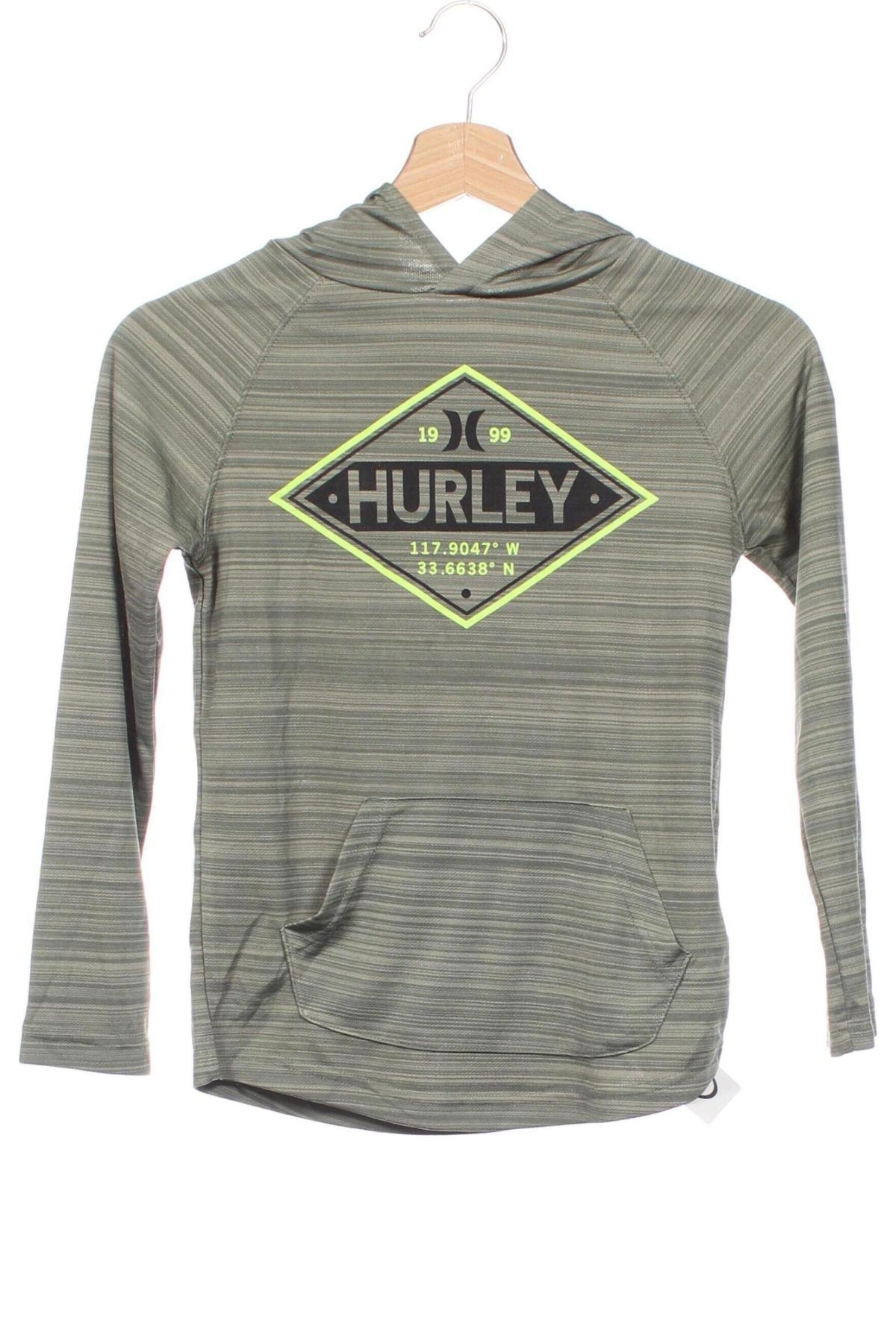 Детска блуза Hurley, Размер 8-9y/ 134-140 см, Цвят Зелен, Цена 36,49 лв.