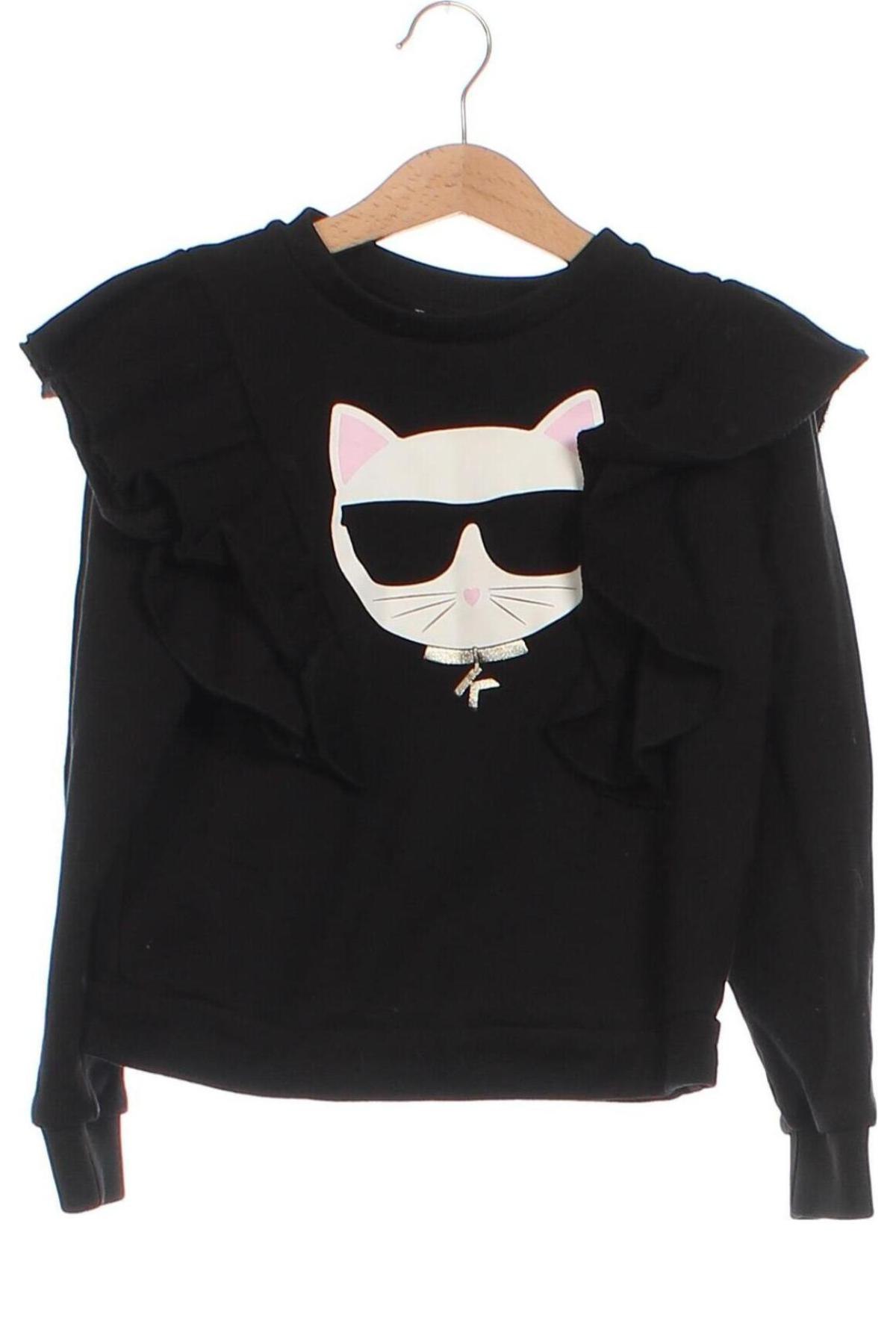 Kinder Shirt Karl Lagerfeld, Größe 6-7y/ 122-128 cm, Farbe Schwarz, Preis € 19,99