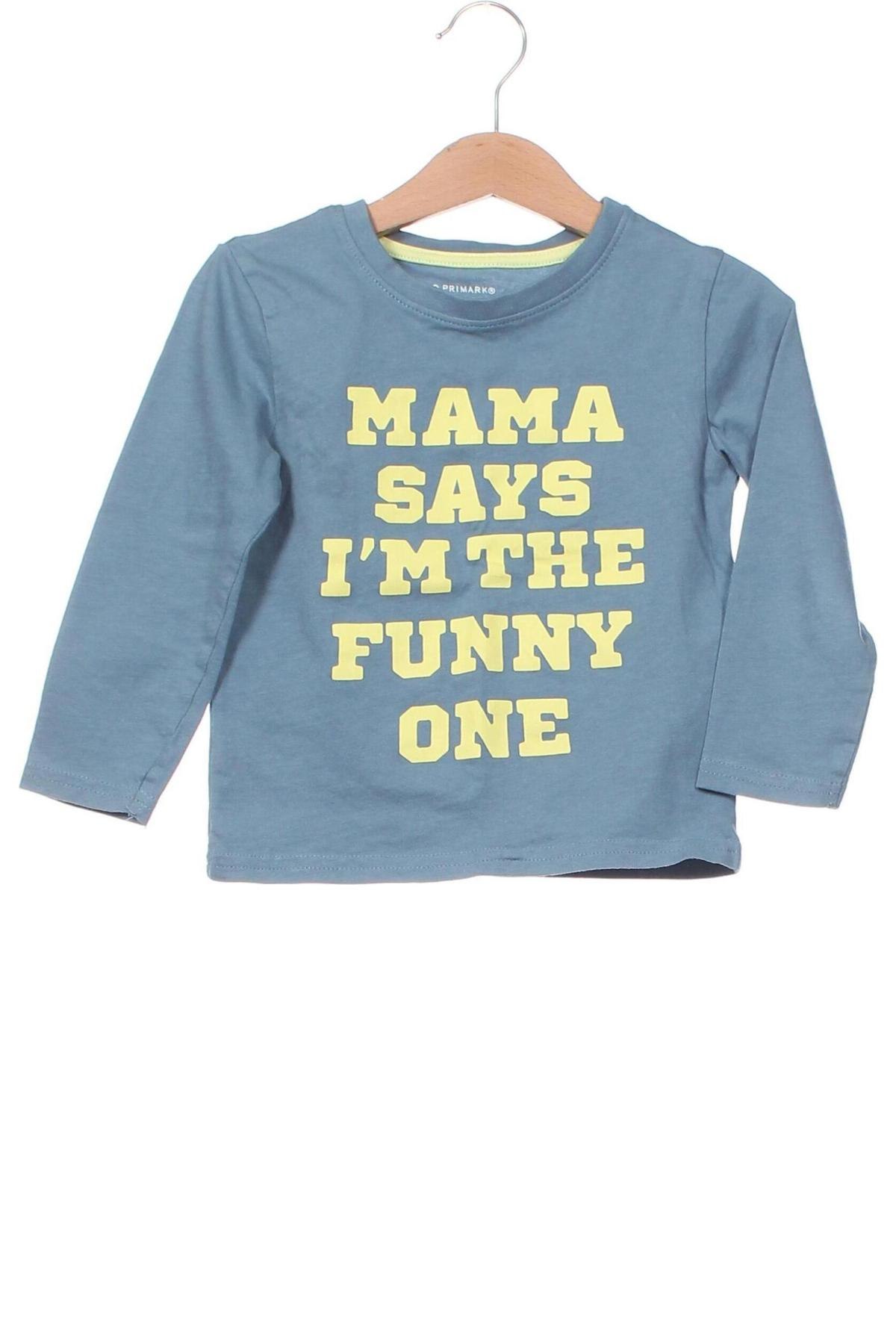 Kinder Shirt Primark, Größe 2-3y/ 98-104 cm, Farbe Blau, Preis 4,49 €