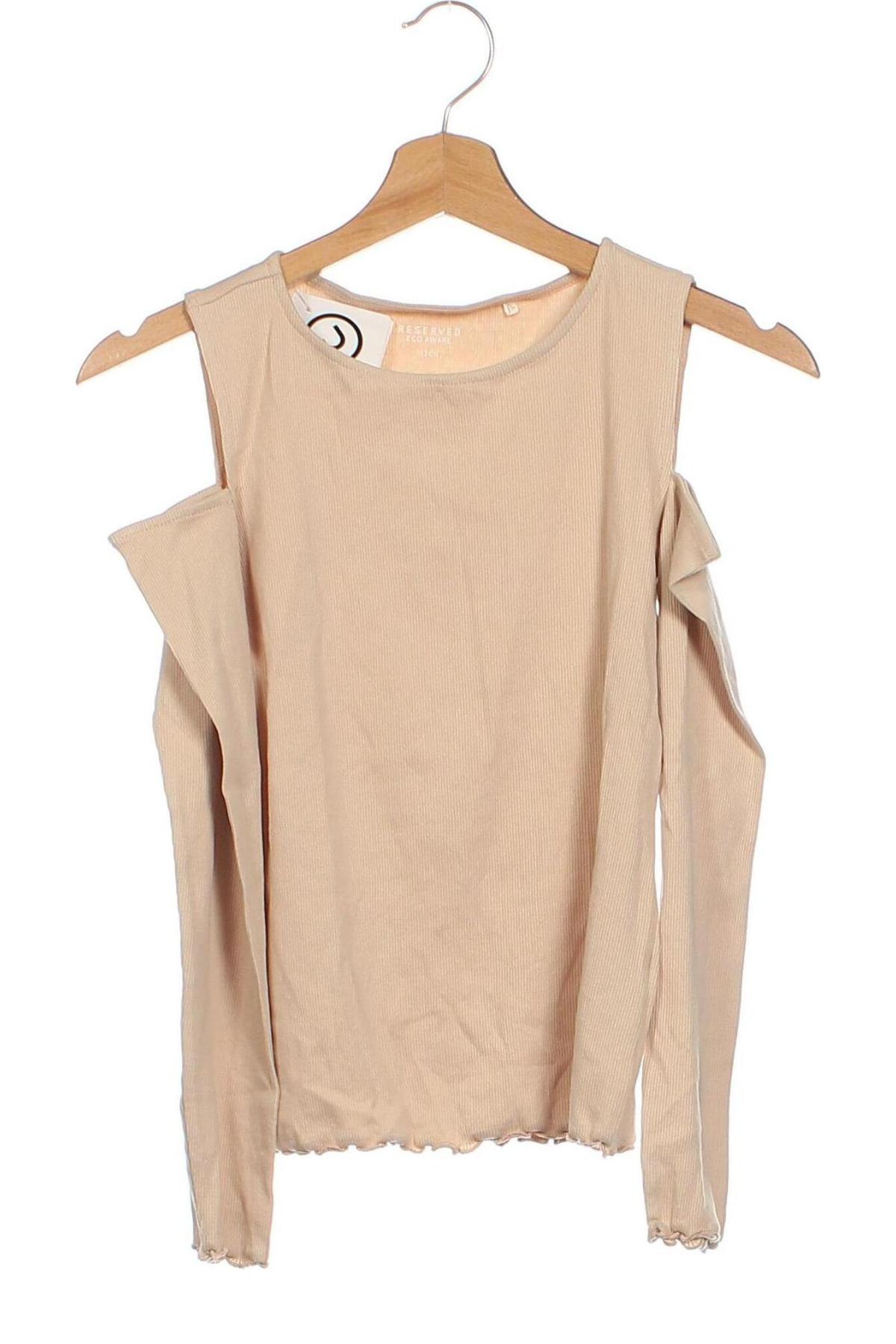 Kinder Shirt Reserved, Größe 10-11y/ 146-152 cm, Farbe Beige, Preis 4,99 €