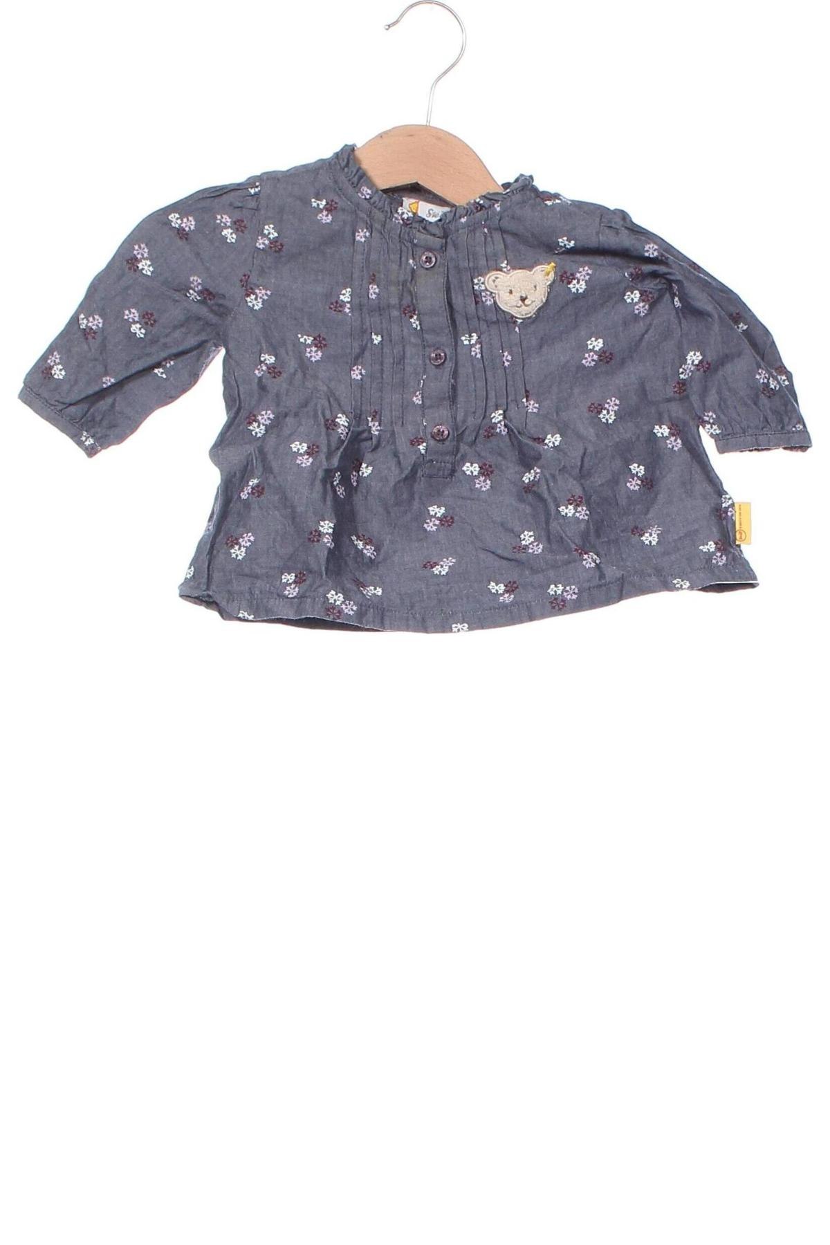 Kinder Shirt Steiff, Größe 2-3m/ 56-62 cm, Farbe Blau, Preis € 7,49