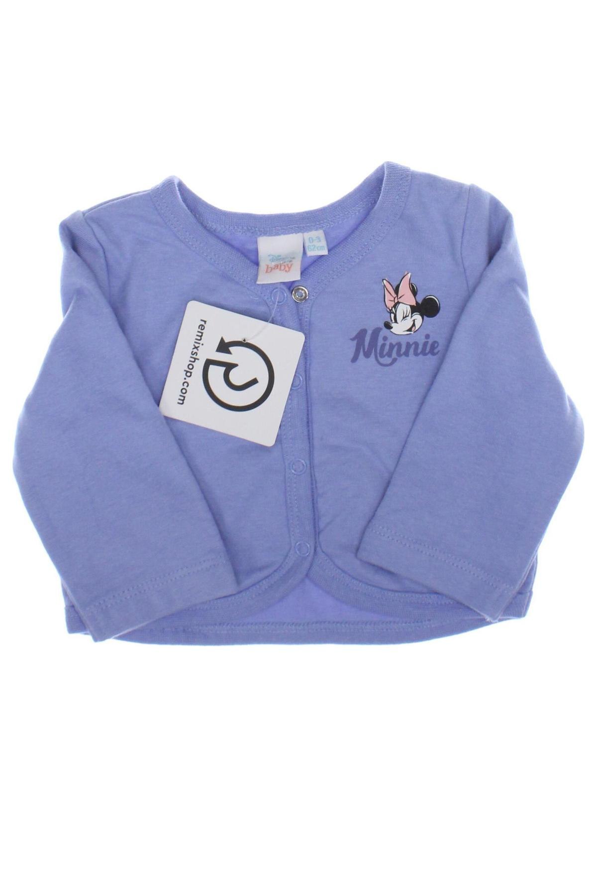 Kinder Strickjacke Disney, Größe 2-3m/ 56-62 cm, Farbe Blau, Preis € 6,49