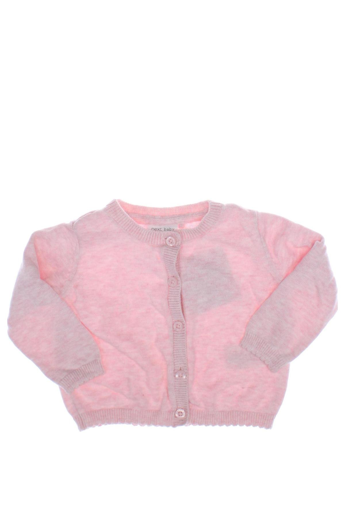 Kinder Strickjacke Next, Größe 3-6m/ 62-68 cm, Farbe Rosa, Preis 17,99 €