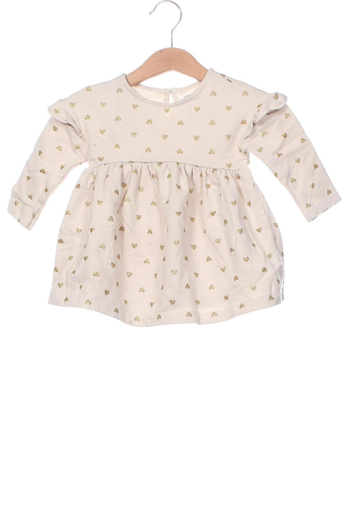 Kinderkleid Carter's, Größe 8-9y/ 134-140 cm, Farbe Beige, Preis € 16,99