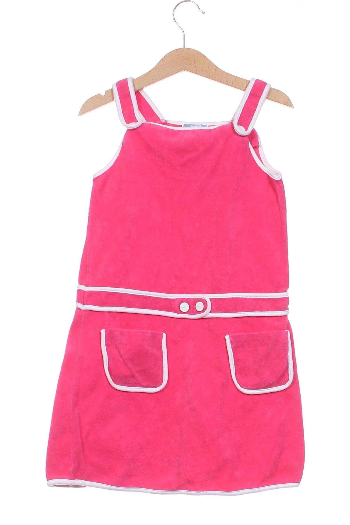 Kinderkleid Jacadi, Größe 7-8y/ 128-134 cm, Farbe Rosa, Preis 15,96 €