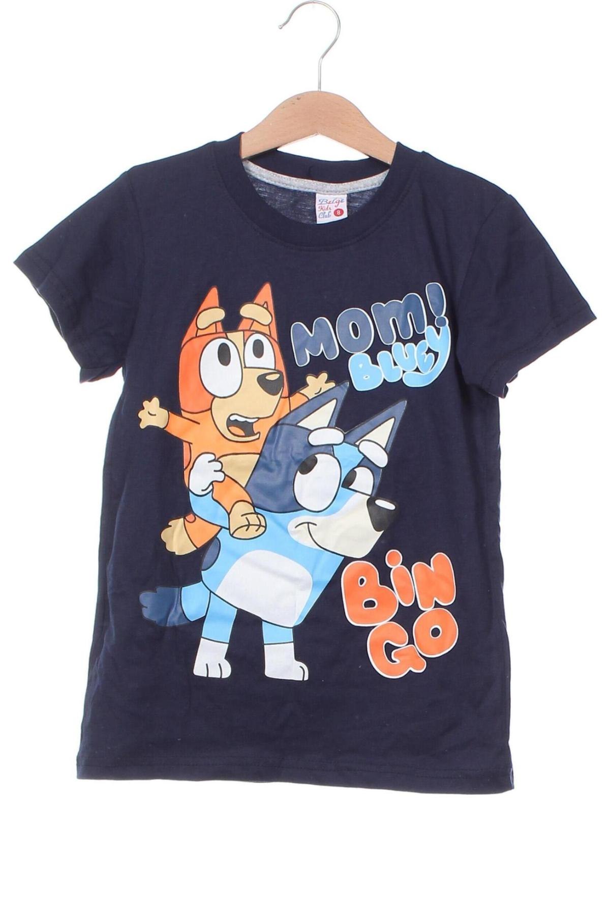 Dziecięcy T-shirt, Rozmiar 7-8y/ 128-134 cm, Kolor Niebieski, Cena 19,99 zł