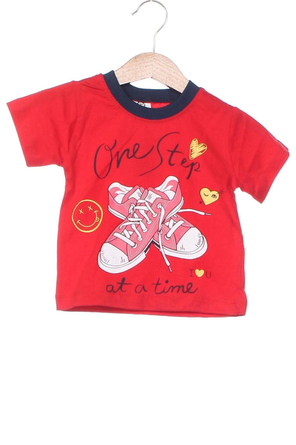 Kinder T-Shirt, Größe 1-2m/ 50-56 cm, Farbe Rot, Preis € 8,18