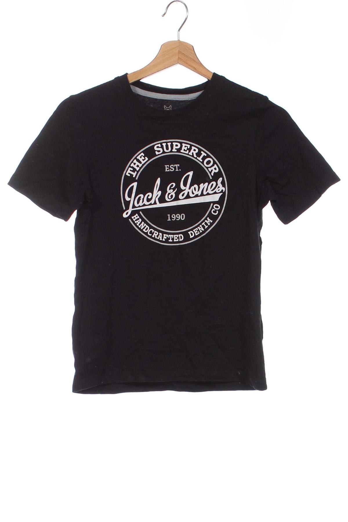 Kinder T-Shirt Jack & Jones, Größe 11-12y/ 152-158 cm, Farbe Schwarz, Preis 10,99 €